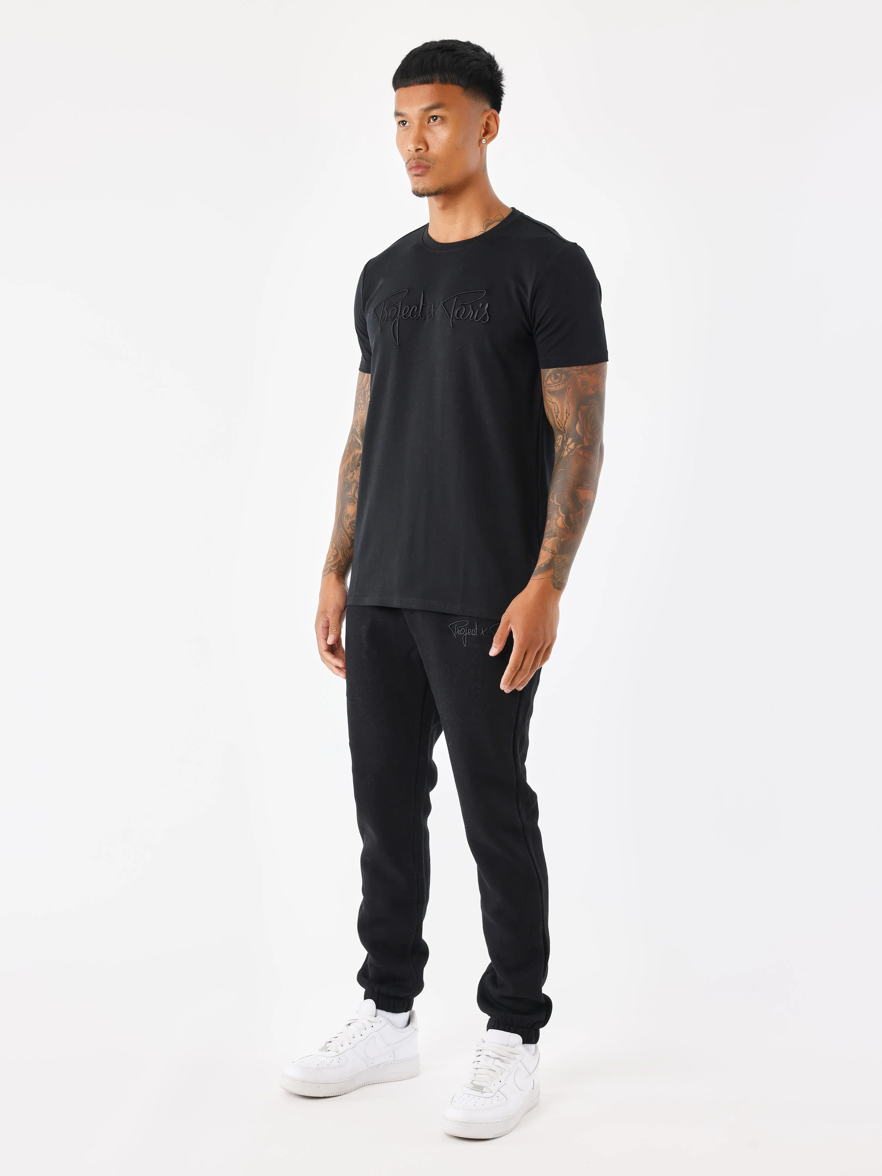 T-shirt basic broderie Signature - Image 4
