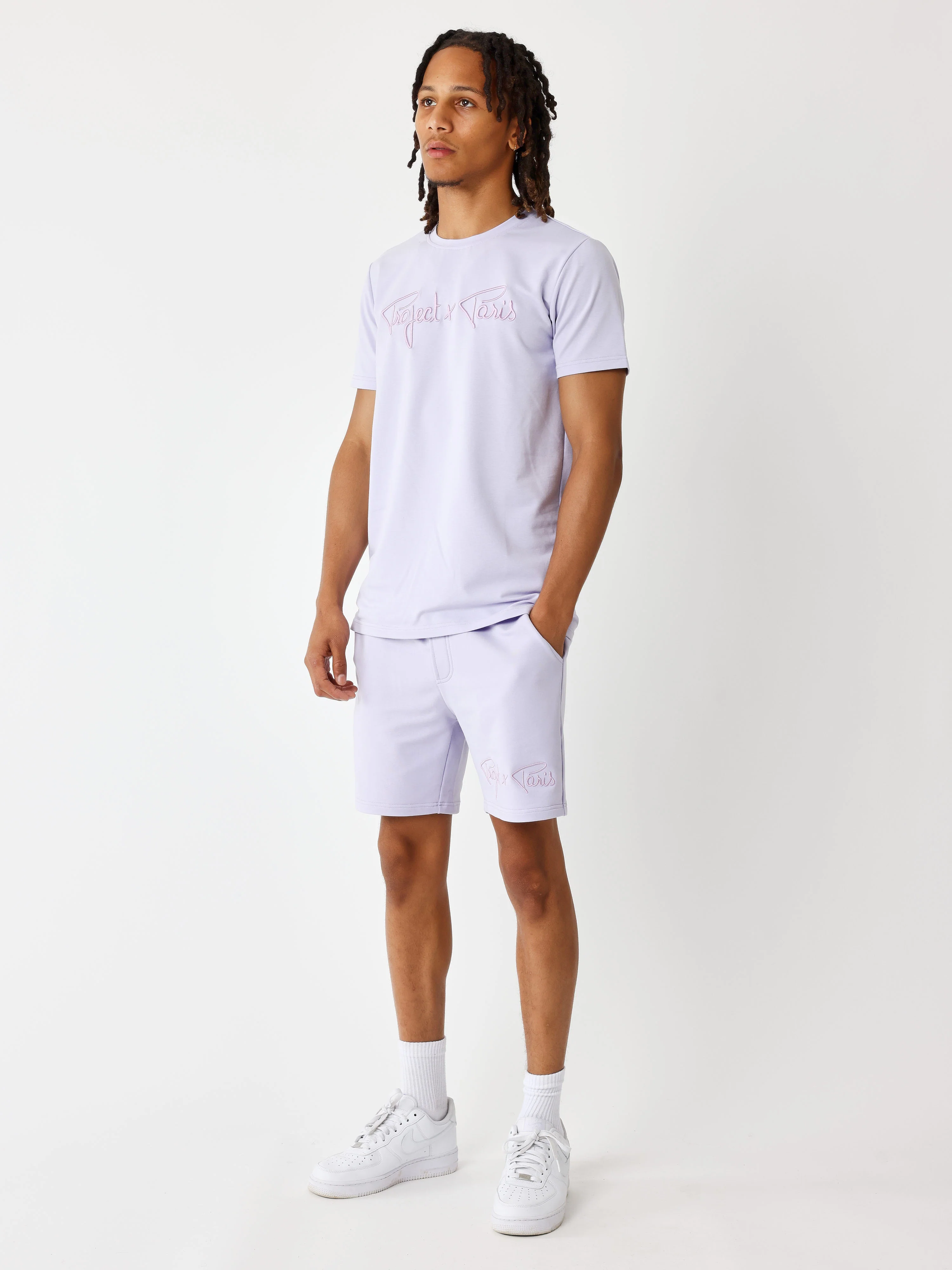 T-shirt basic broderie Signature - Image 3