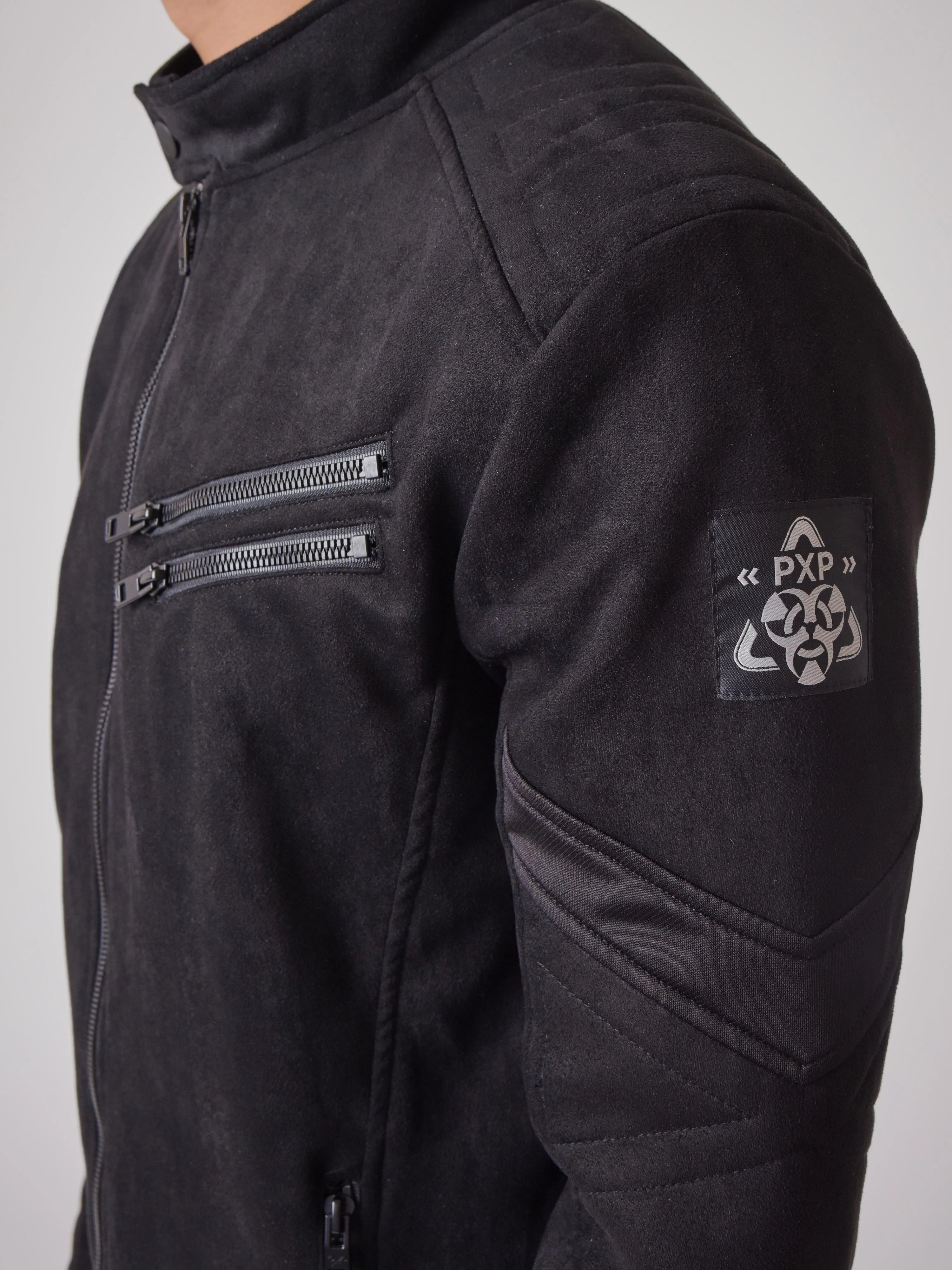 Perfecto style motard effet daim "Baba Collab" - Image 5