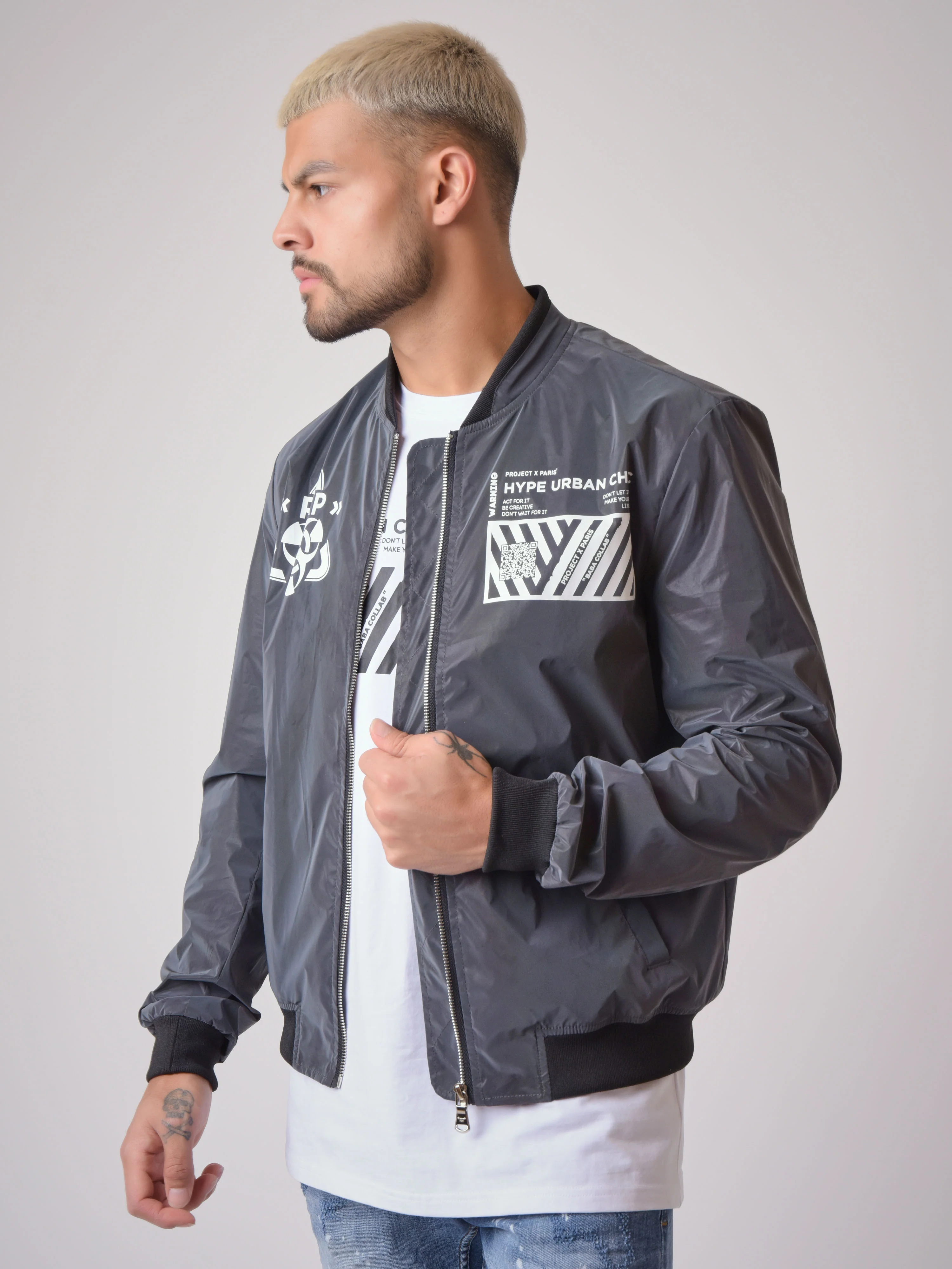 Veste col teddy graphisme " Baba Collab" - Image 6