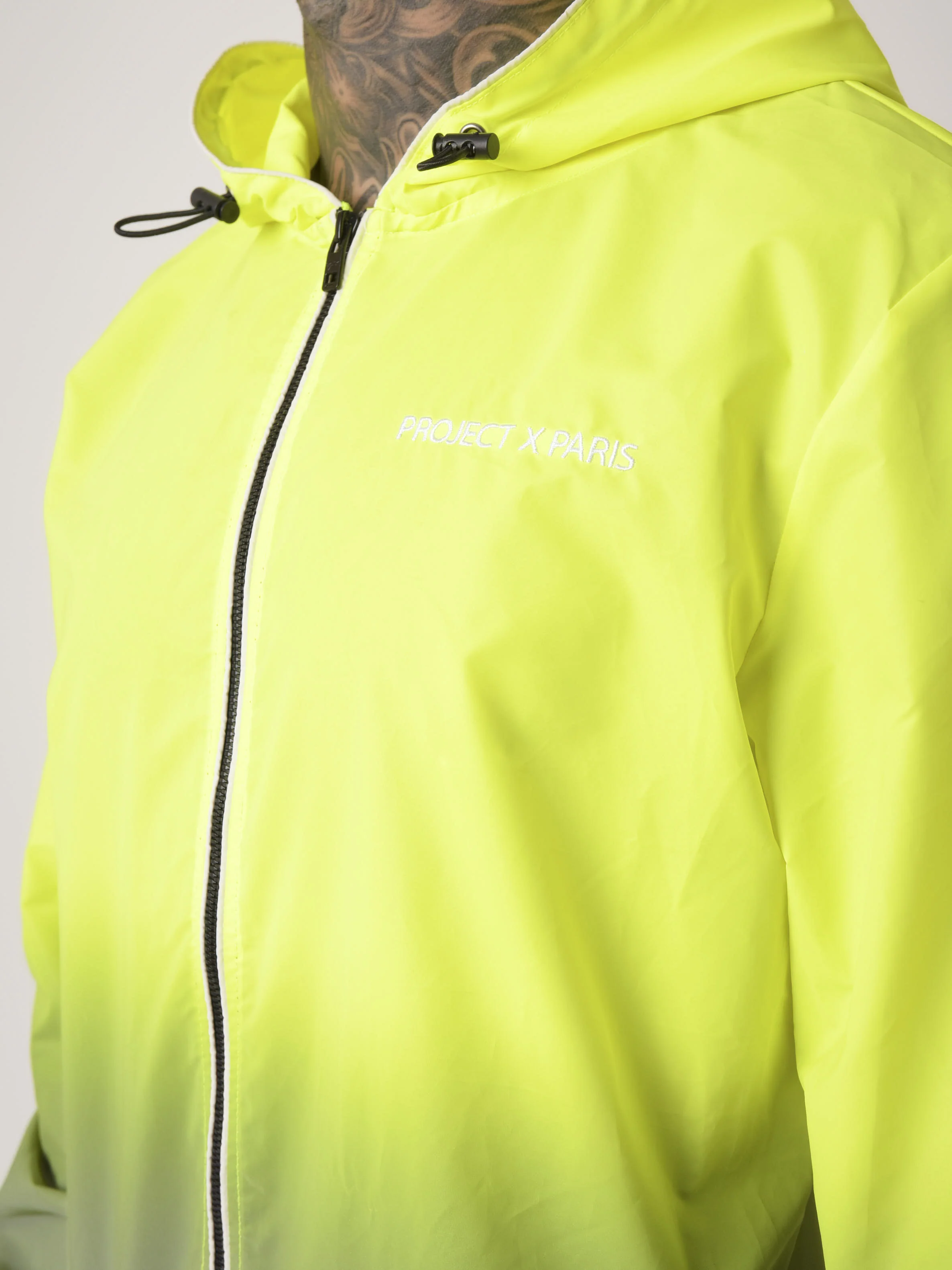 Veste à capuche dégradé réfléchissante - Image 6