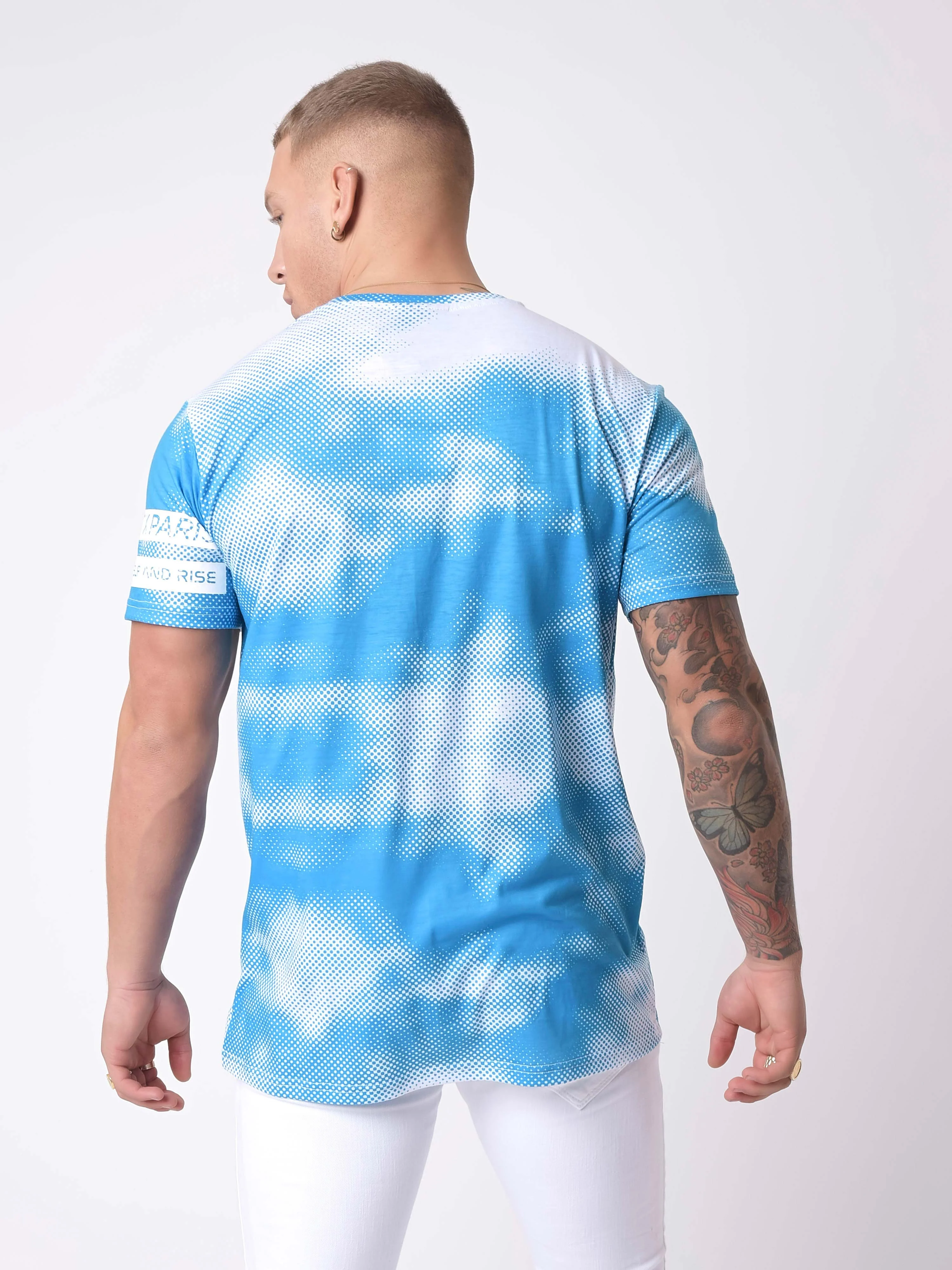 T-shirt impression nuage abstrait pois - Image 4