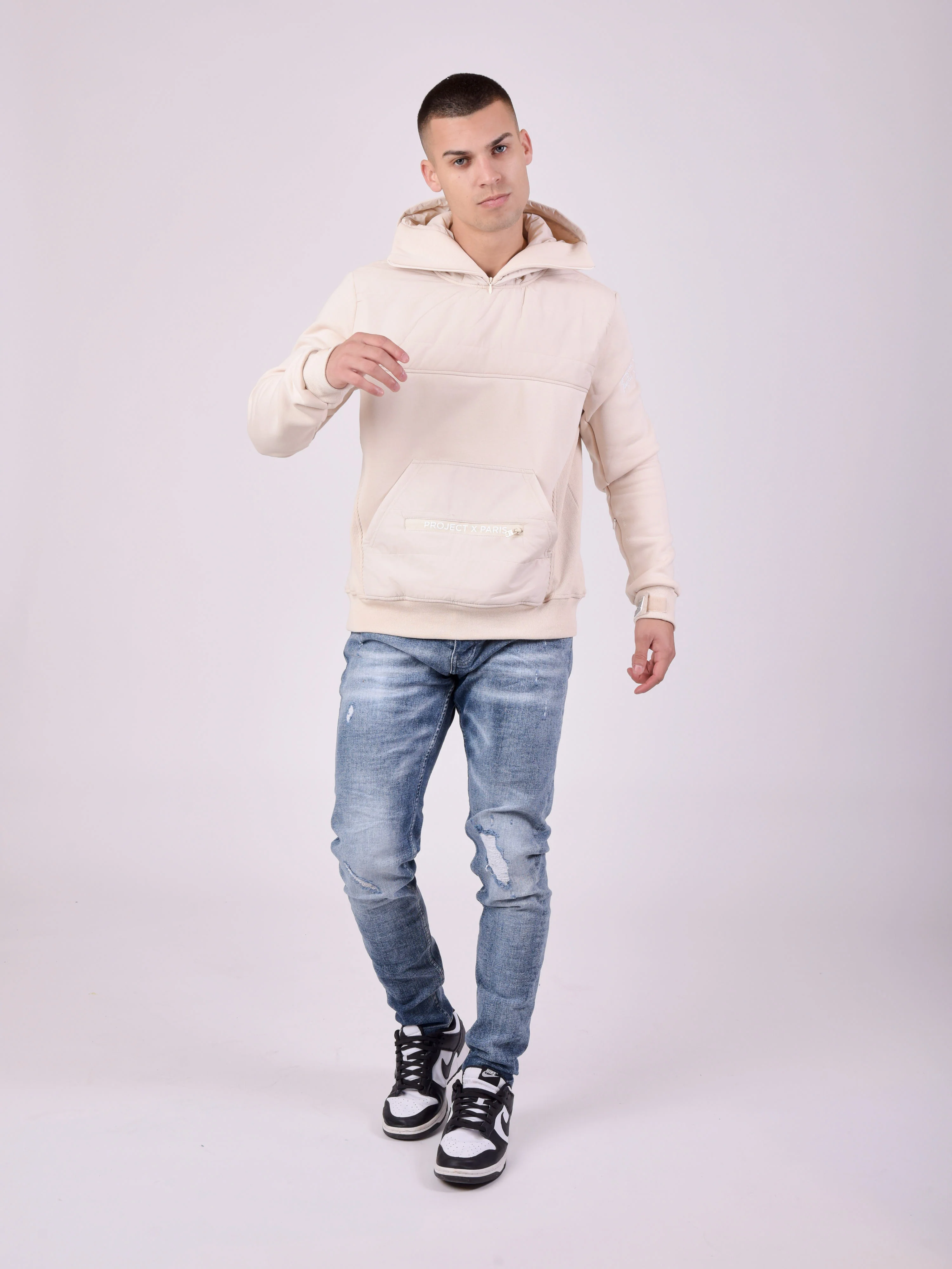 Sweat à Capuche avec poche kangourou matelassé - Image 3