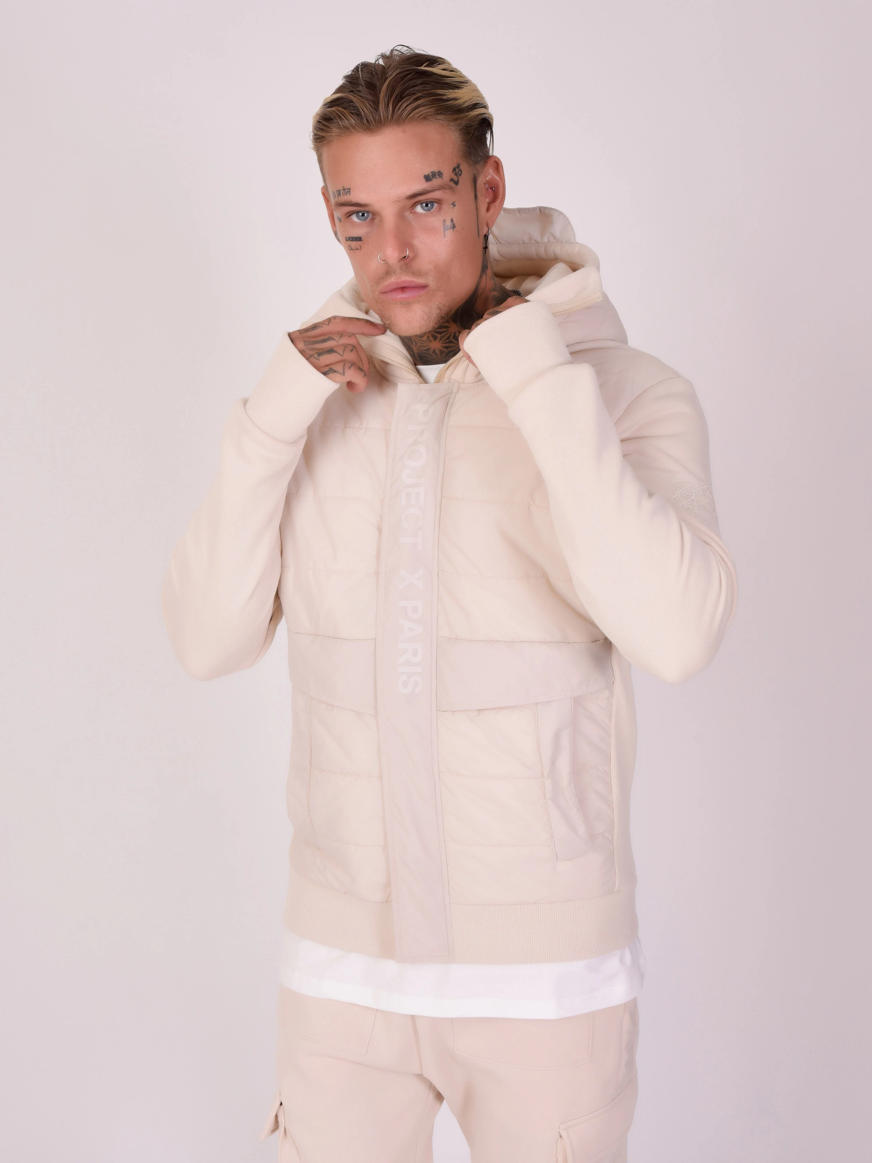 Veste à capuche bi-matière - Image 4