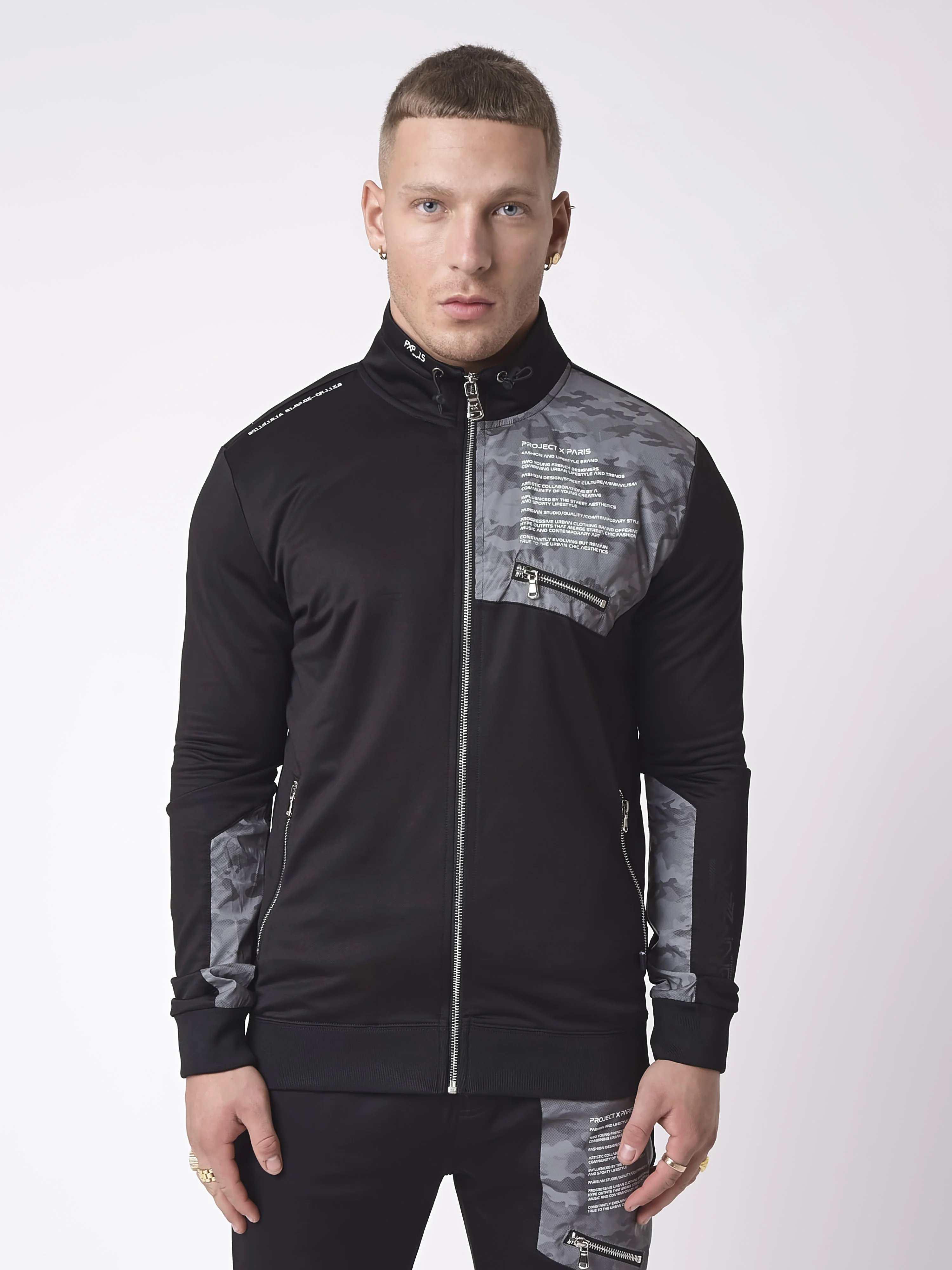 Veste empiècement militaire reflect - Image 4