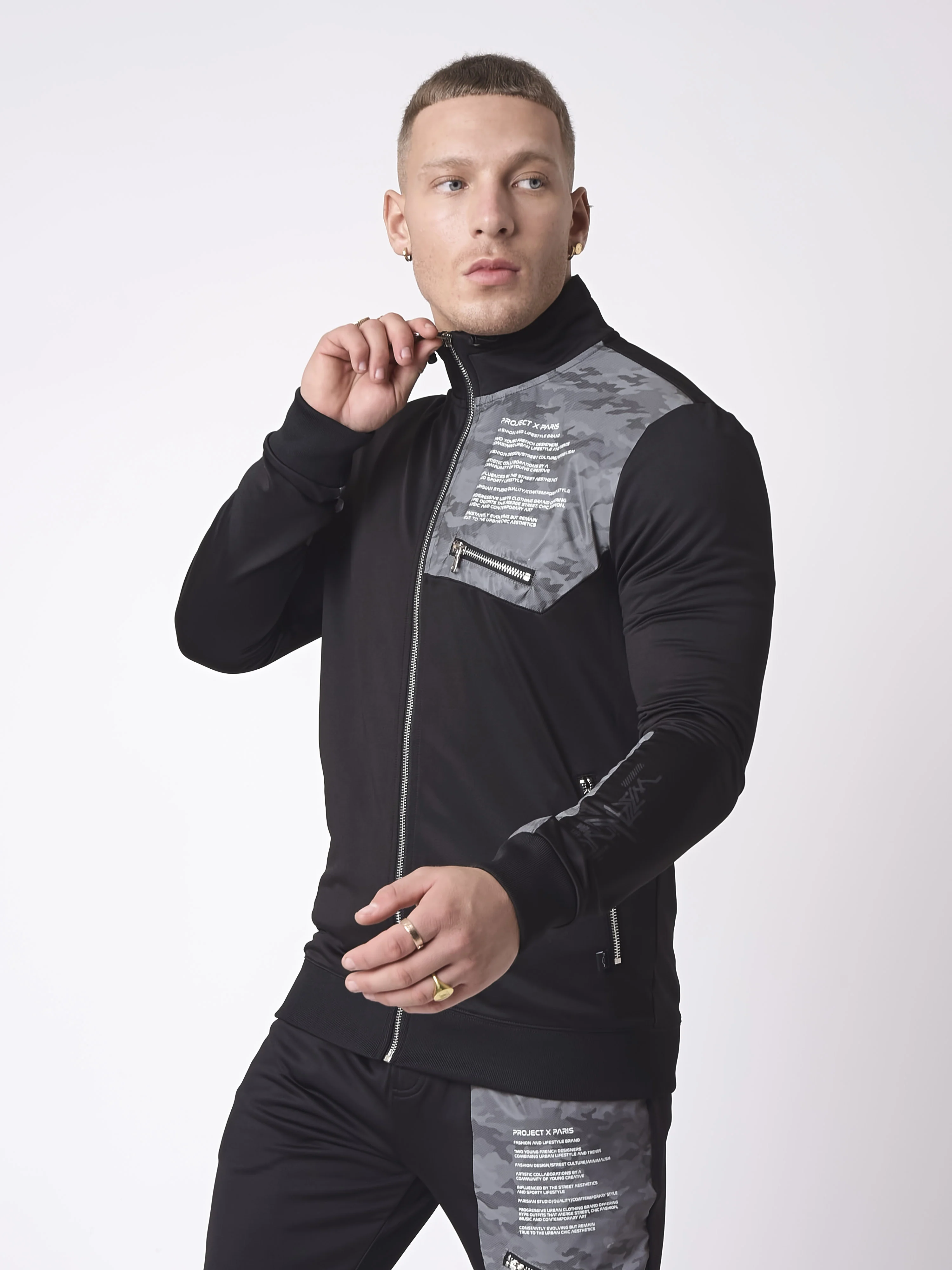 Veste empiècement militaire reflect - Image 5