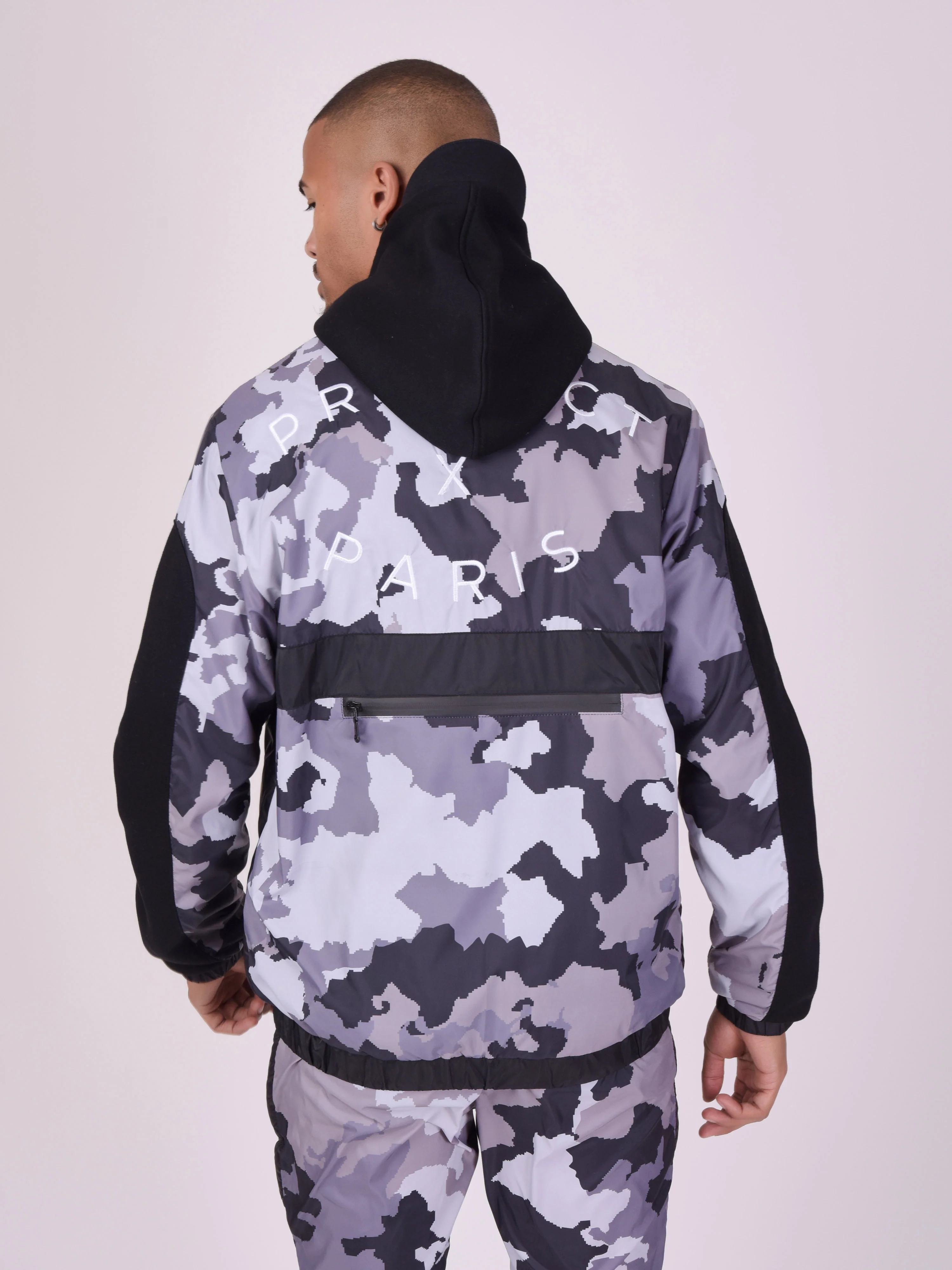 Veste imprimé camouflage matelassage rond - Image 3