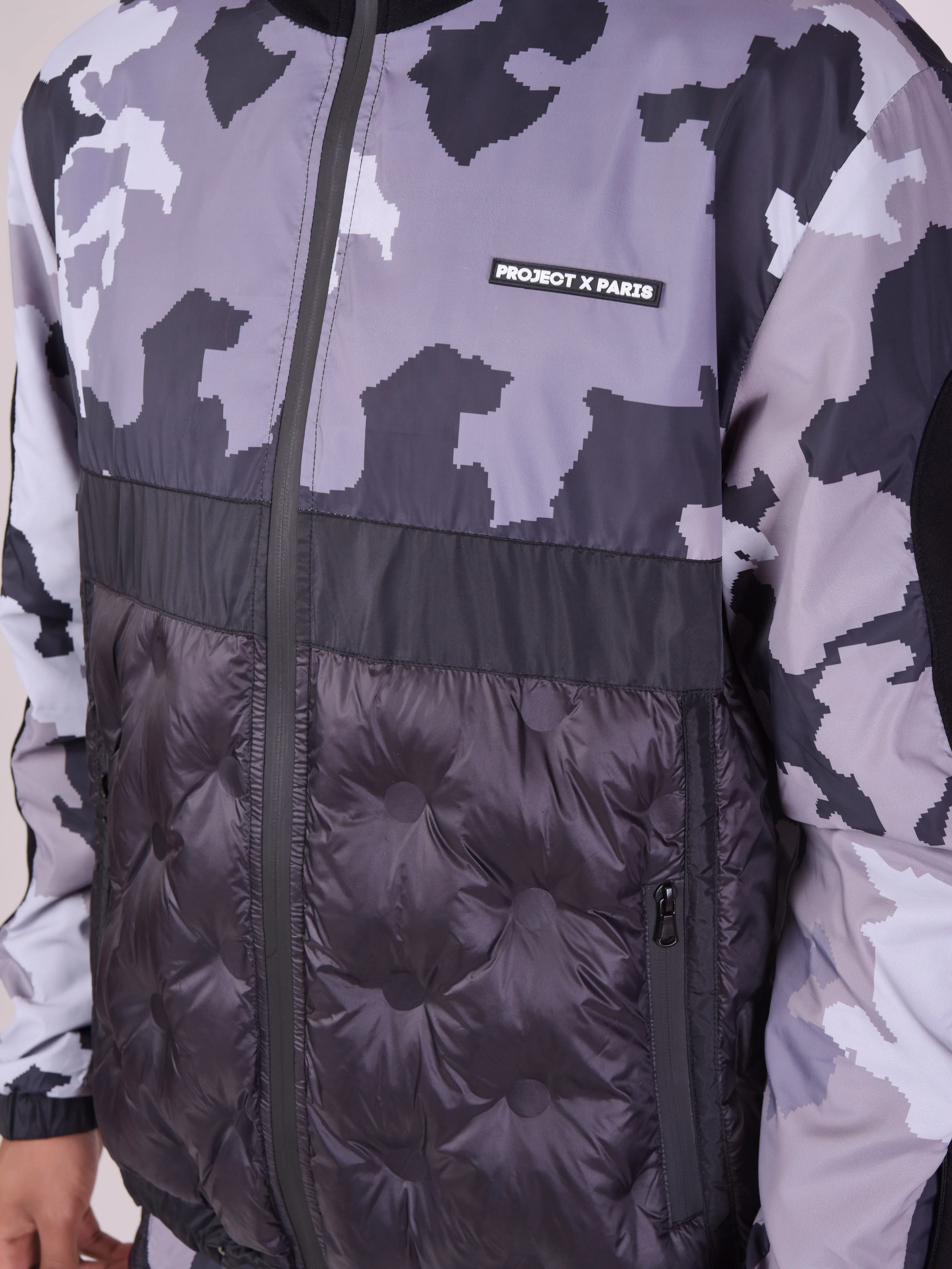Veste imprimé camouflage matelassage rond - Image 4