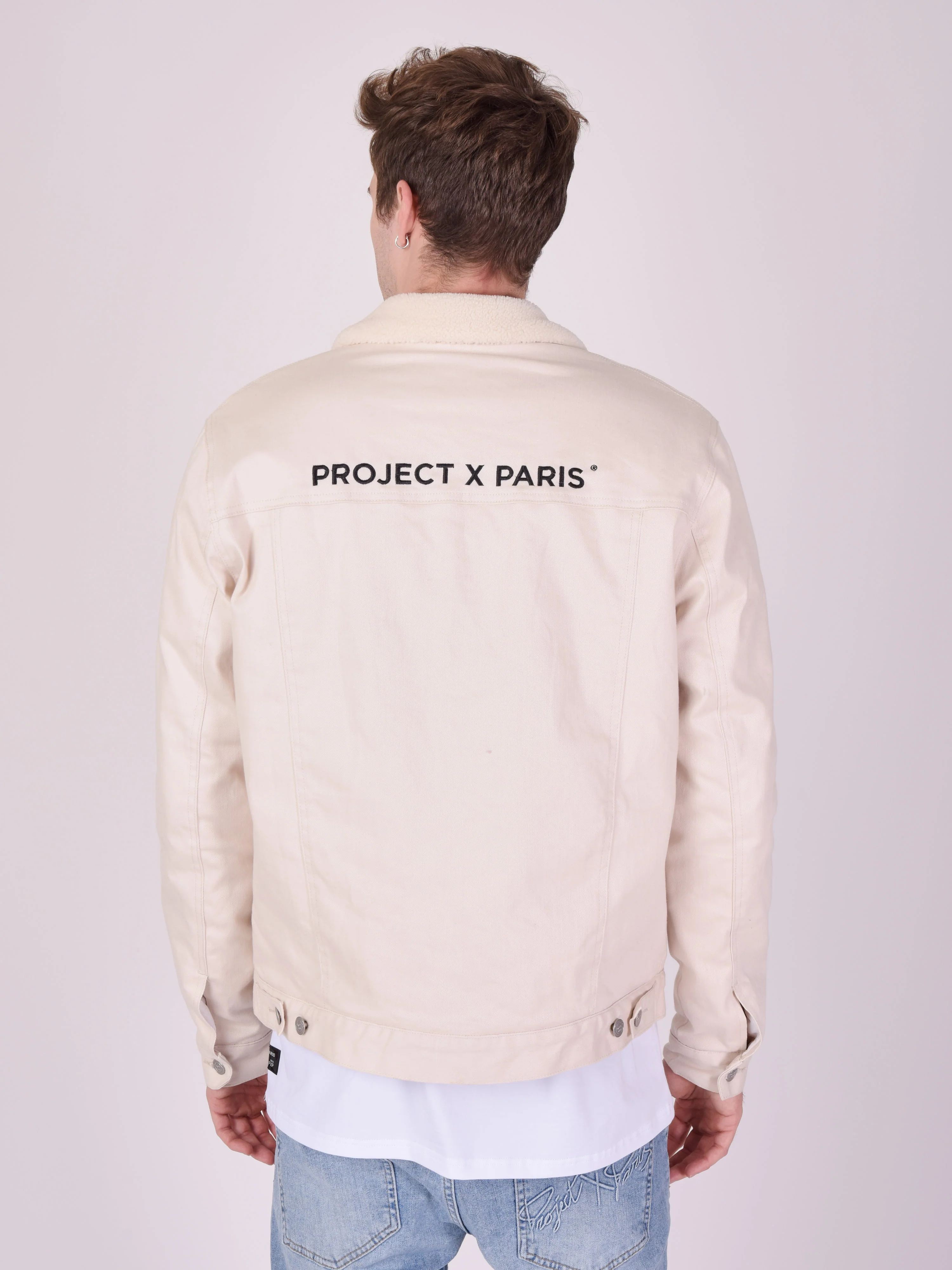 Blouson col et doublure effet laine - Image 4