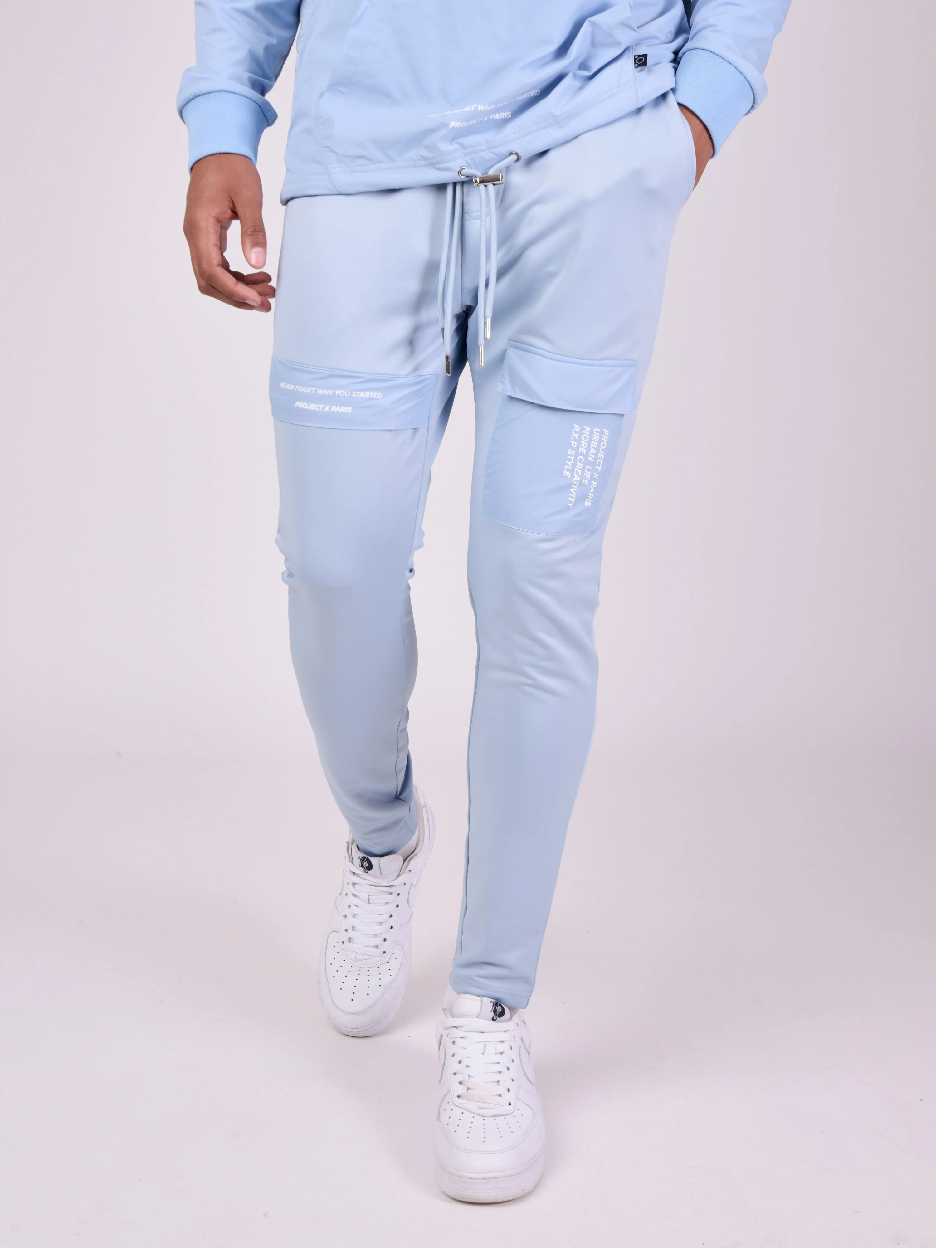 Bas de jogging bi-matière