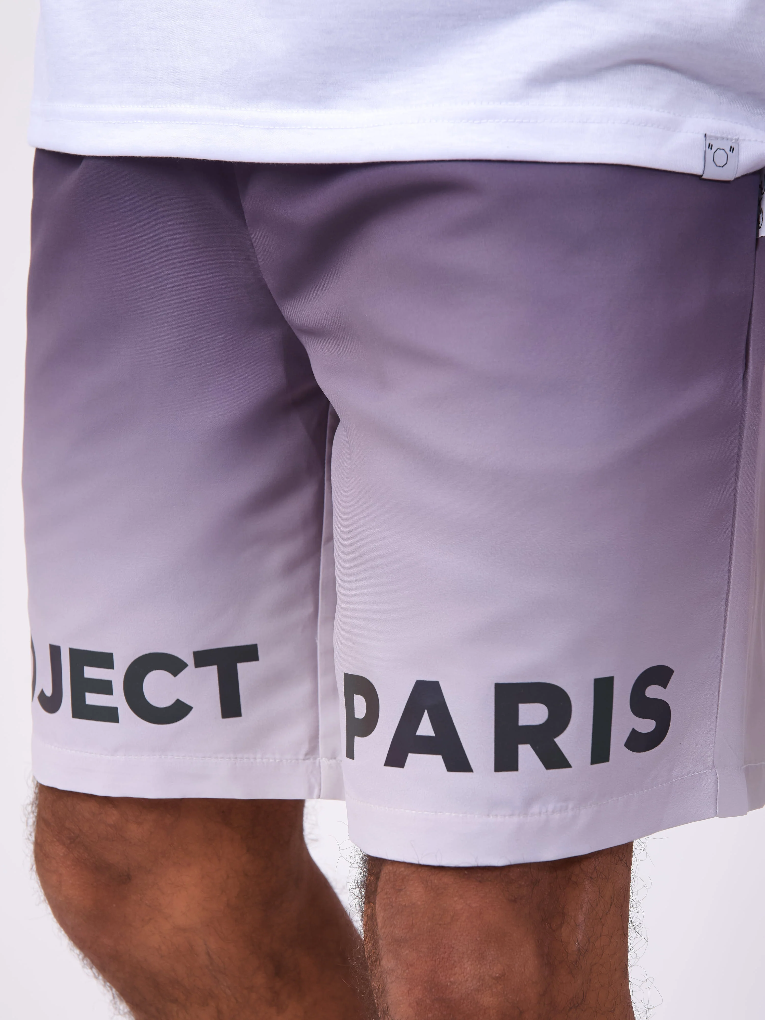 Short délavé avec réfléchissant - Image 5