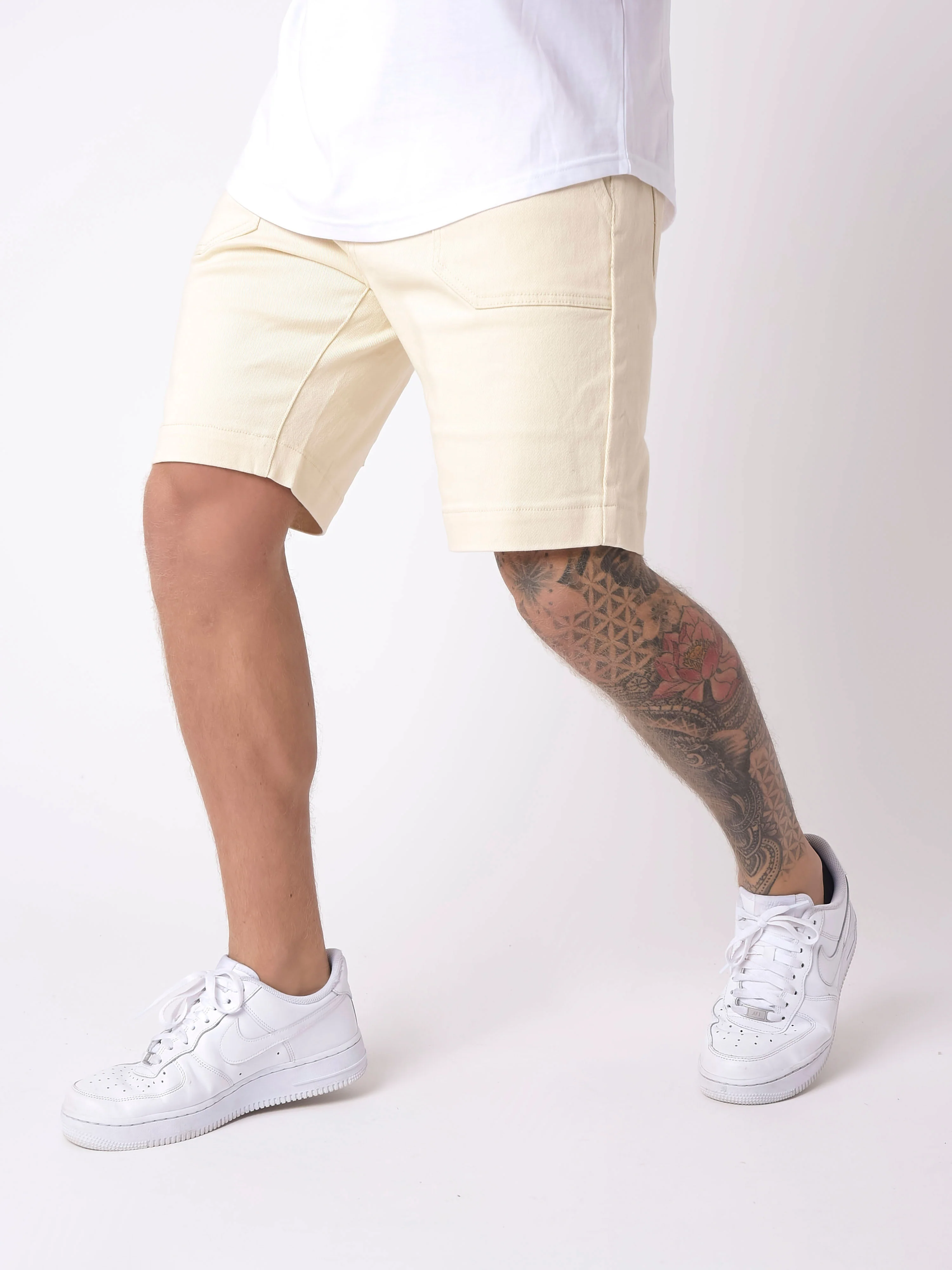 Short style denim avec empiècement couture - Image 2