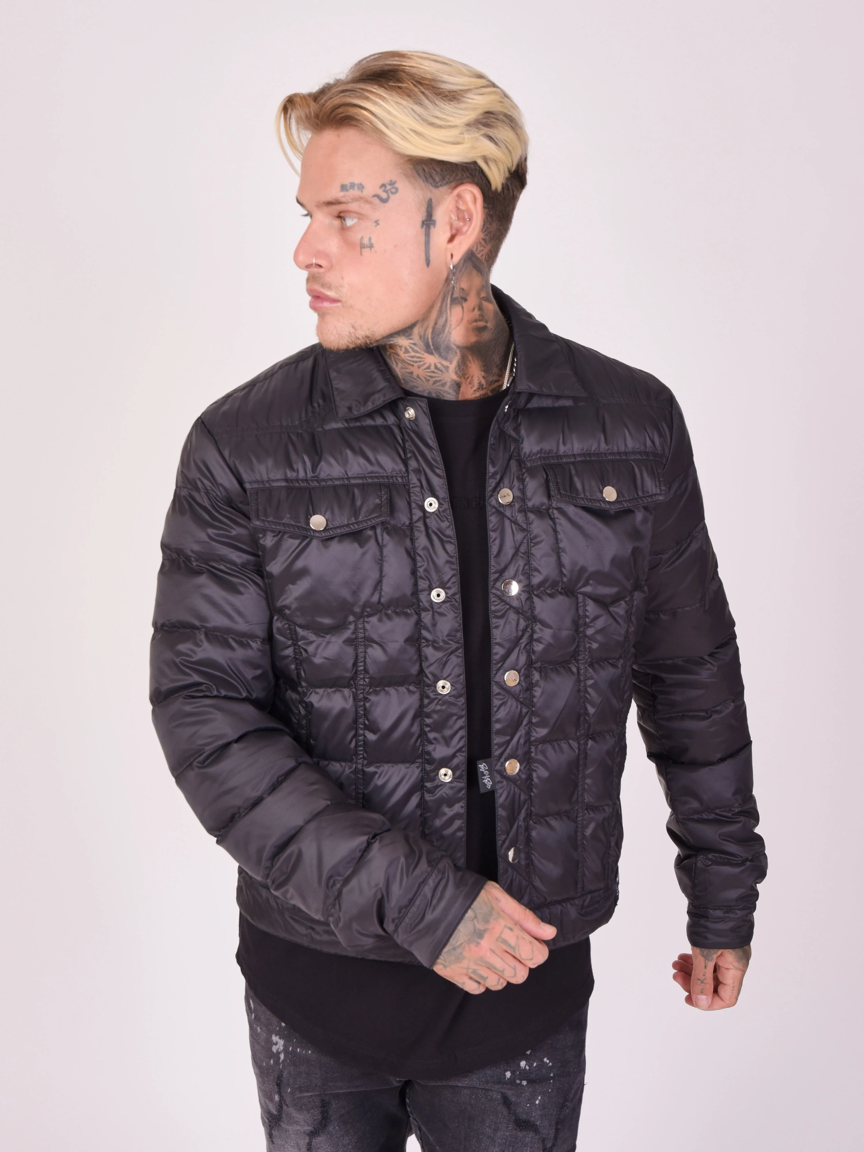 Blouson style biker matelassé - Image 3