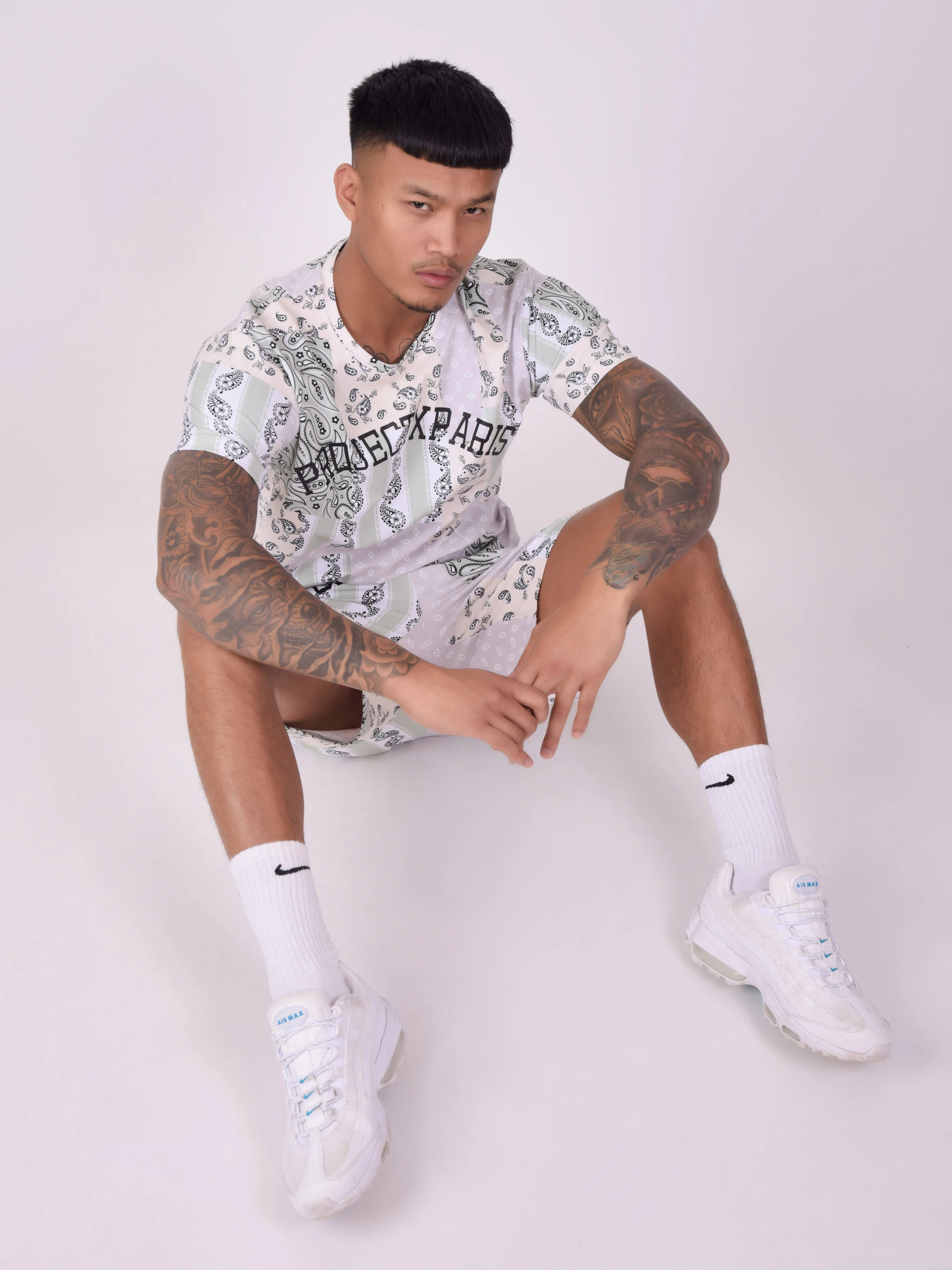 T-shirt avec motif "bandana"