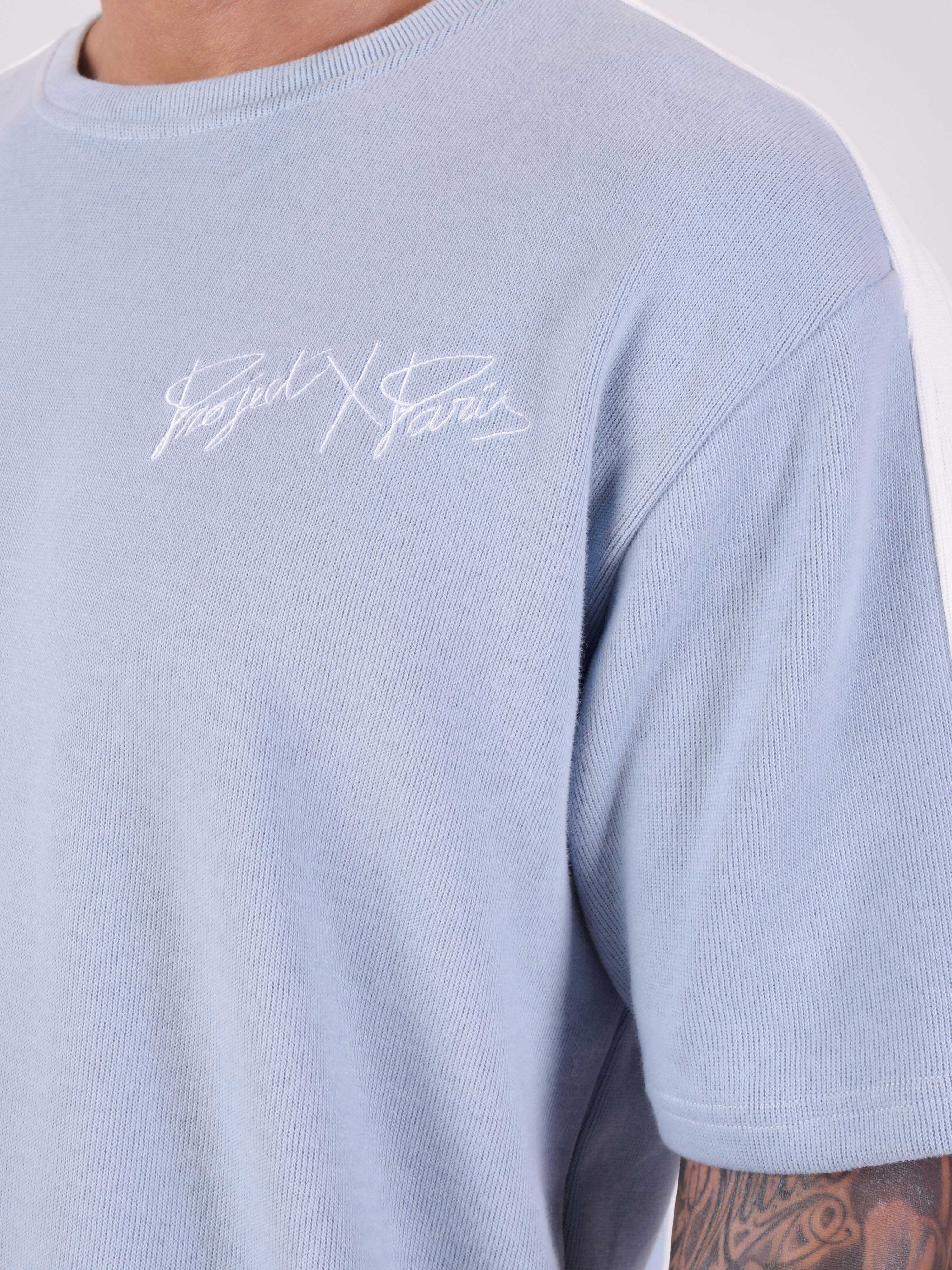 T-shirt bicolore style maille - Image 6