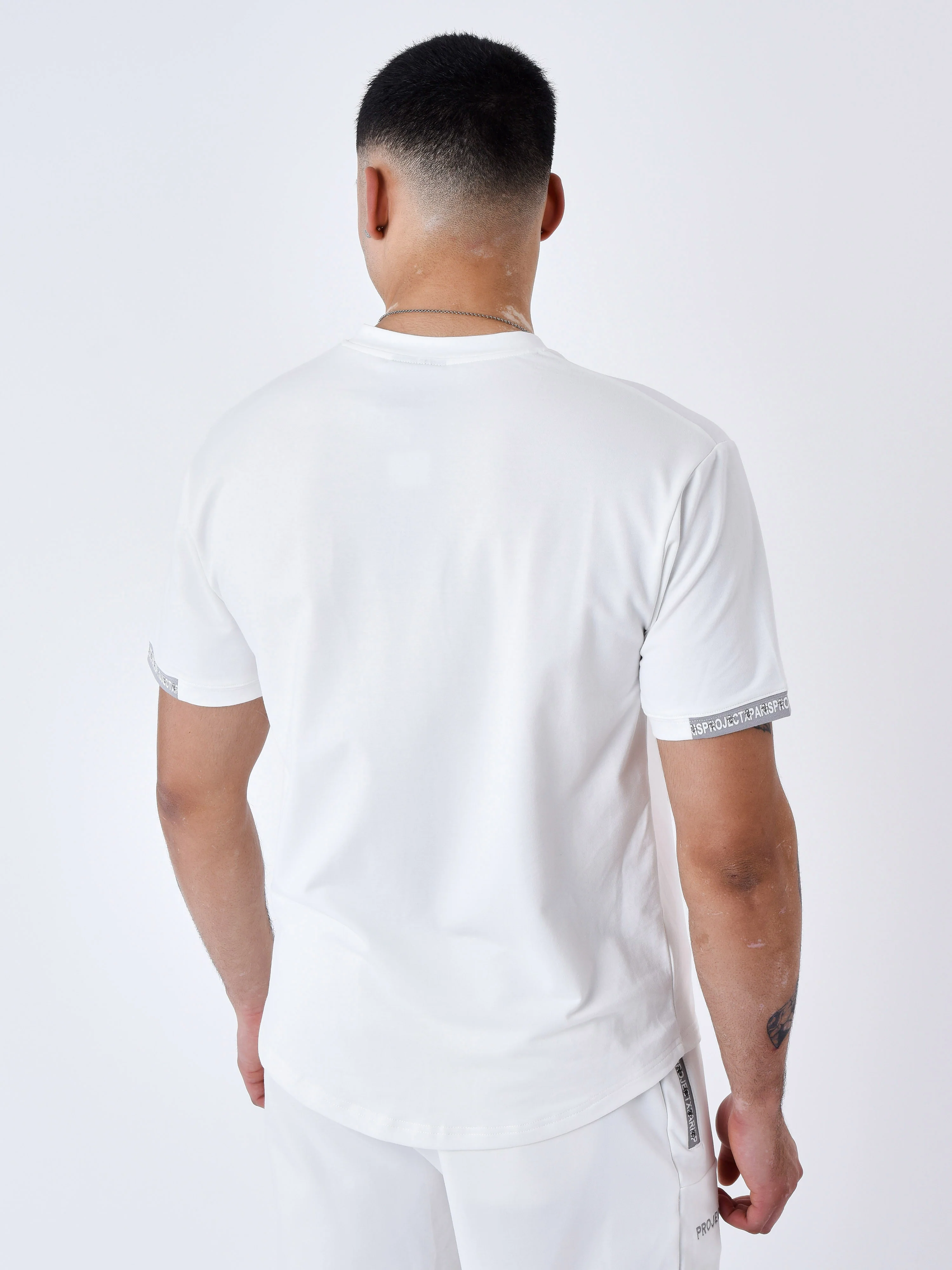 T-shirt uni avec bande logo - Image 5