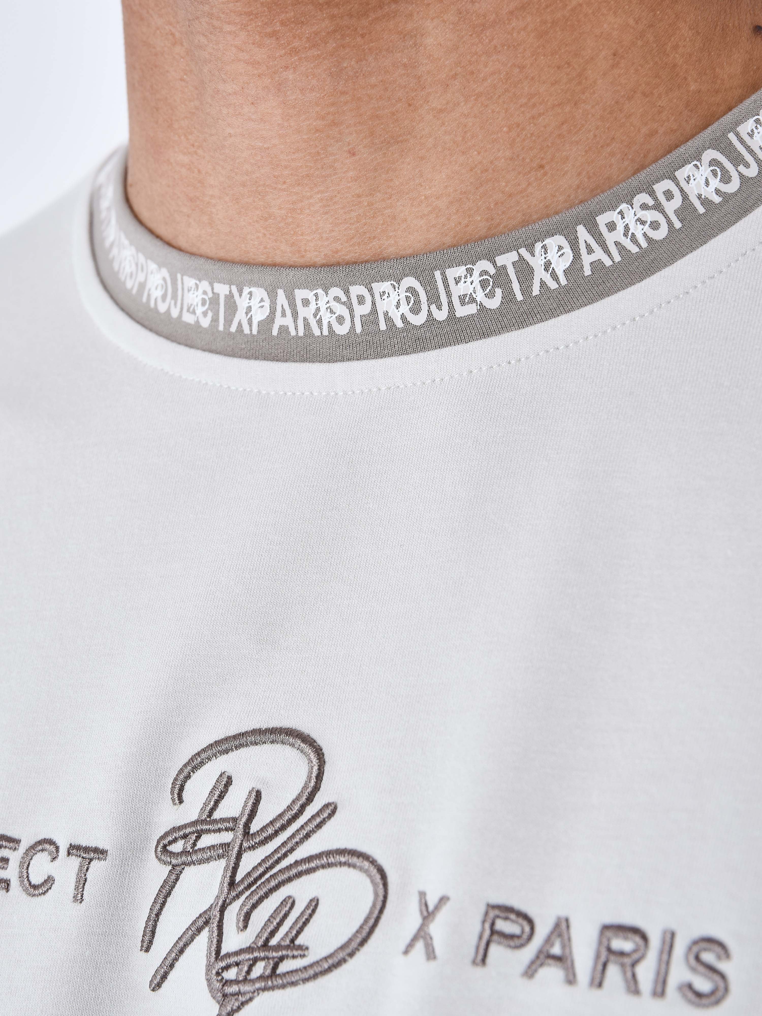 T-shirt uni avec bande logo - Image 7