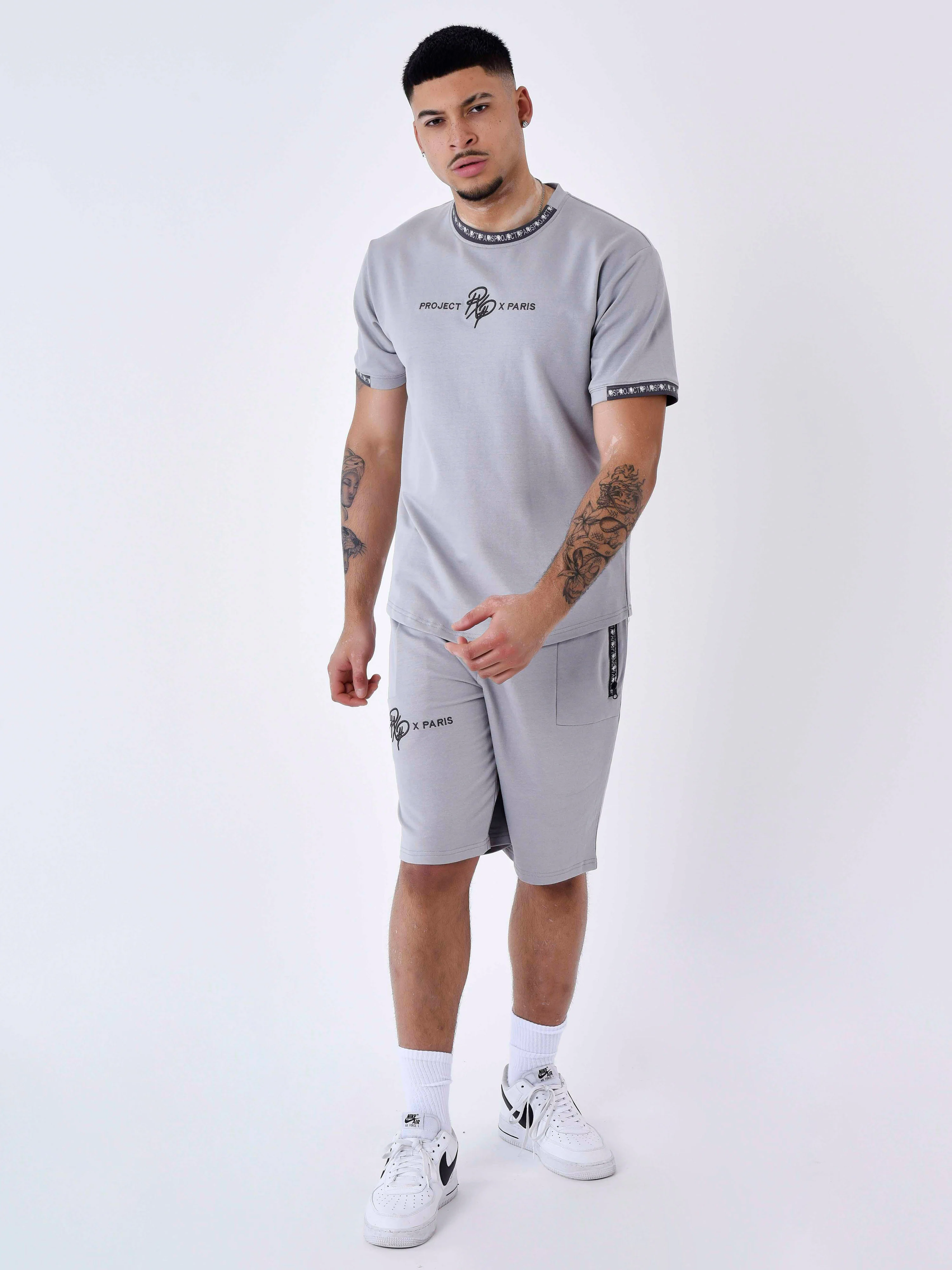 T-shirt uni avec bande logo - Image 3