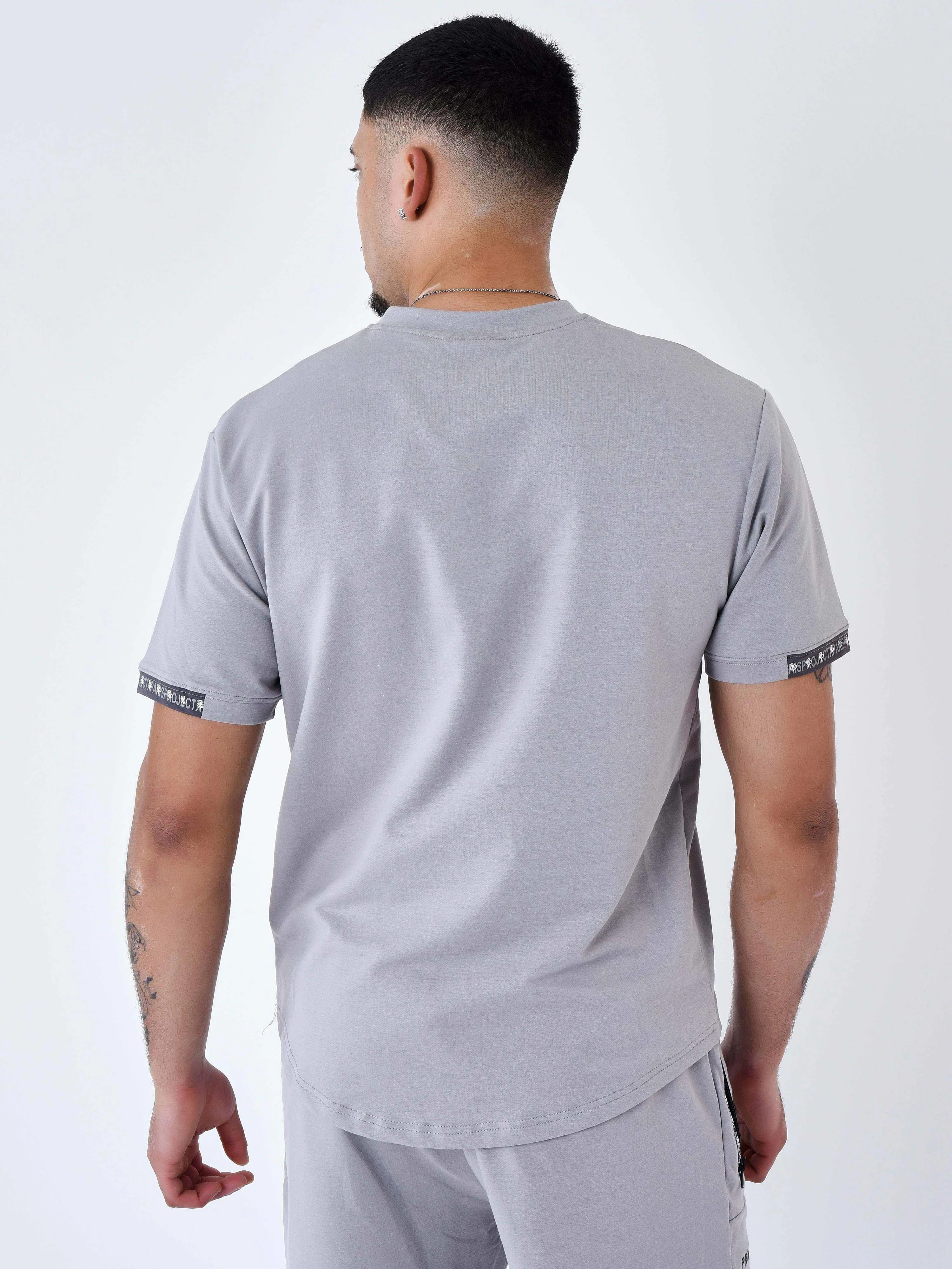 T-shirt uni avec bande logo - Image 5