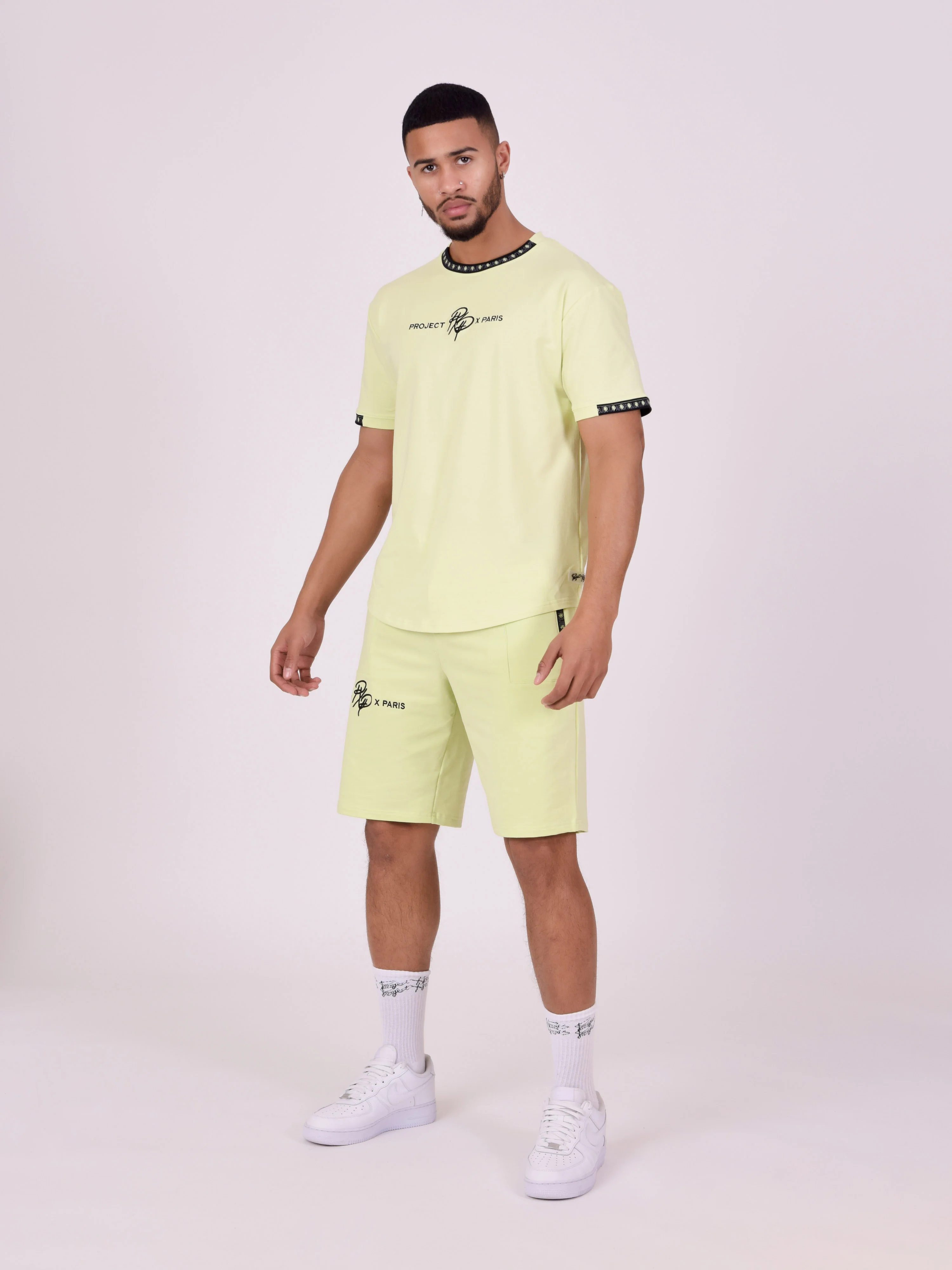 T-shirt uni avec bande logo - Image 3