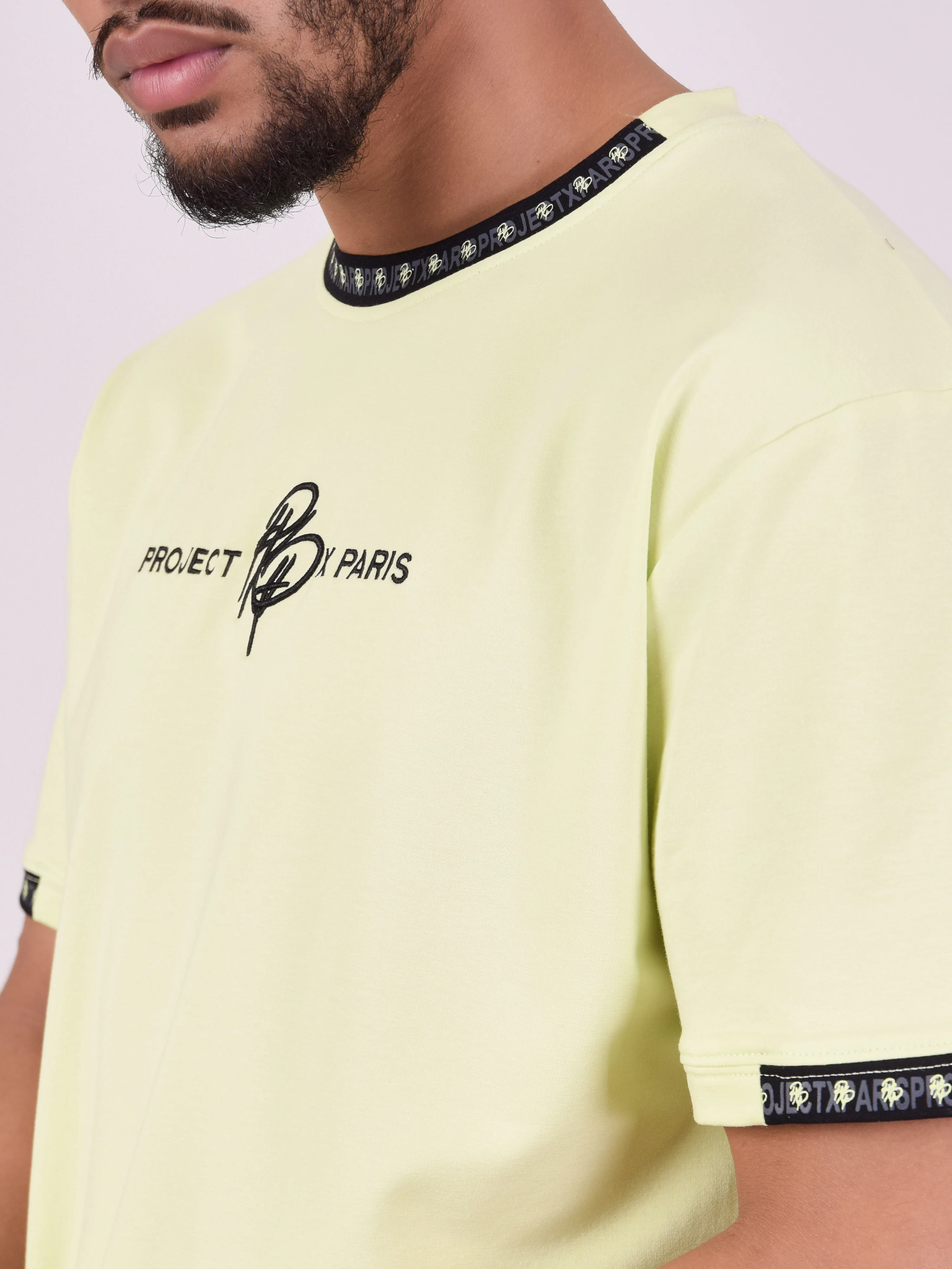 T-shirt uni avec bande logo - Image 6