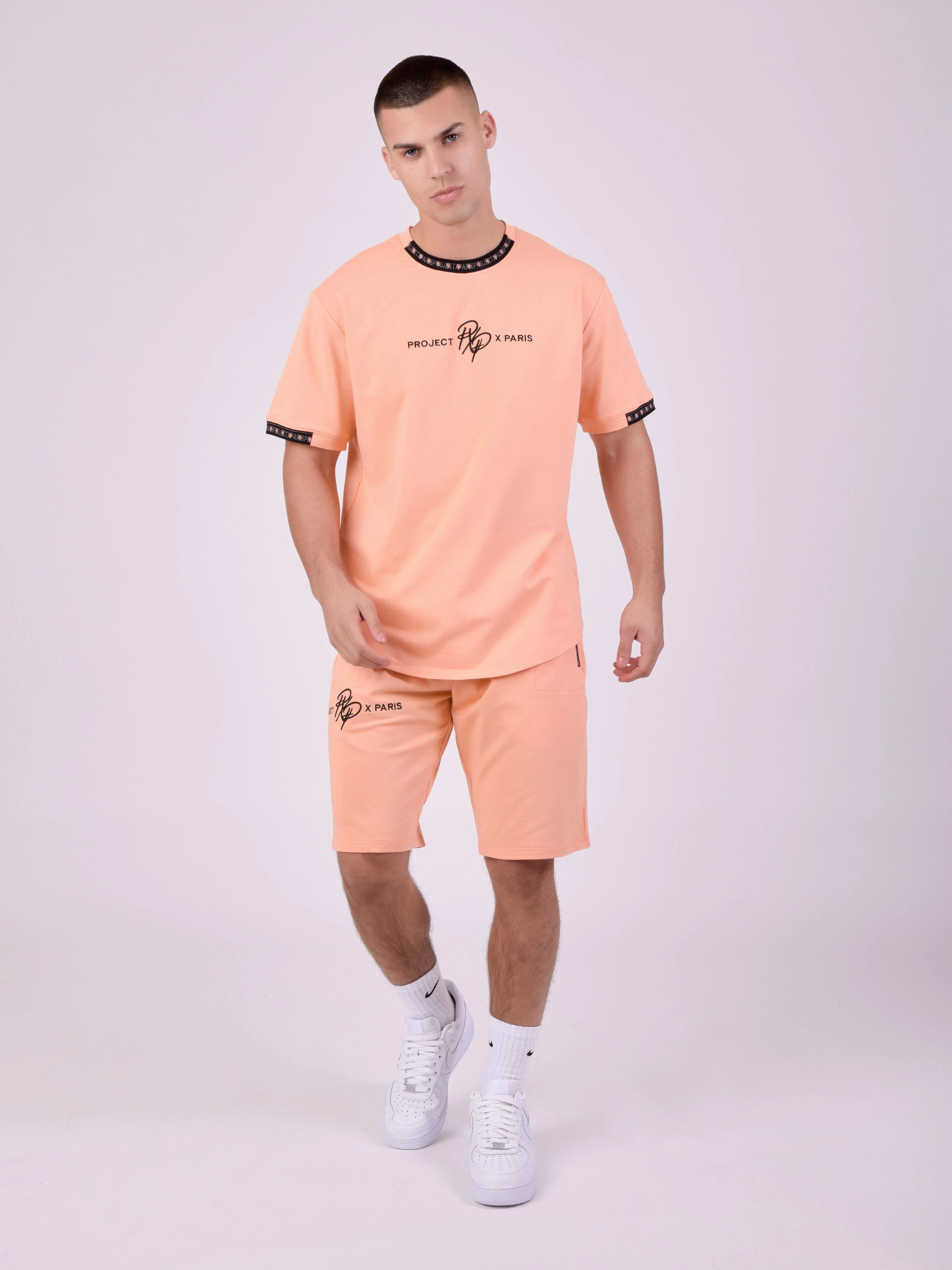 T-shirt uni avec bande logo - Image 3