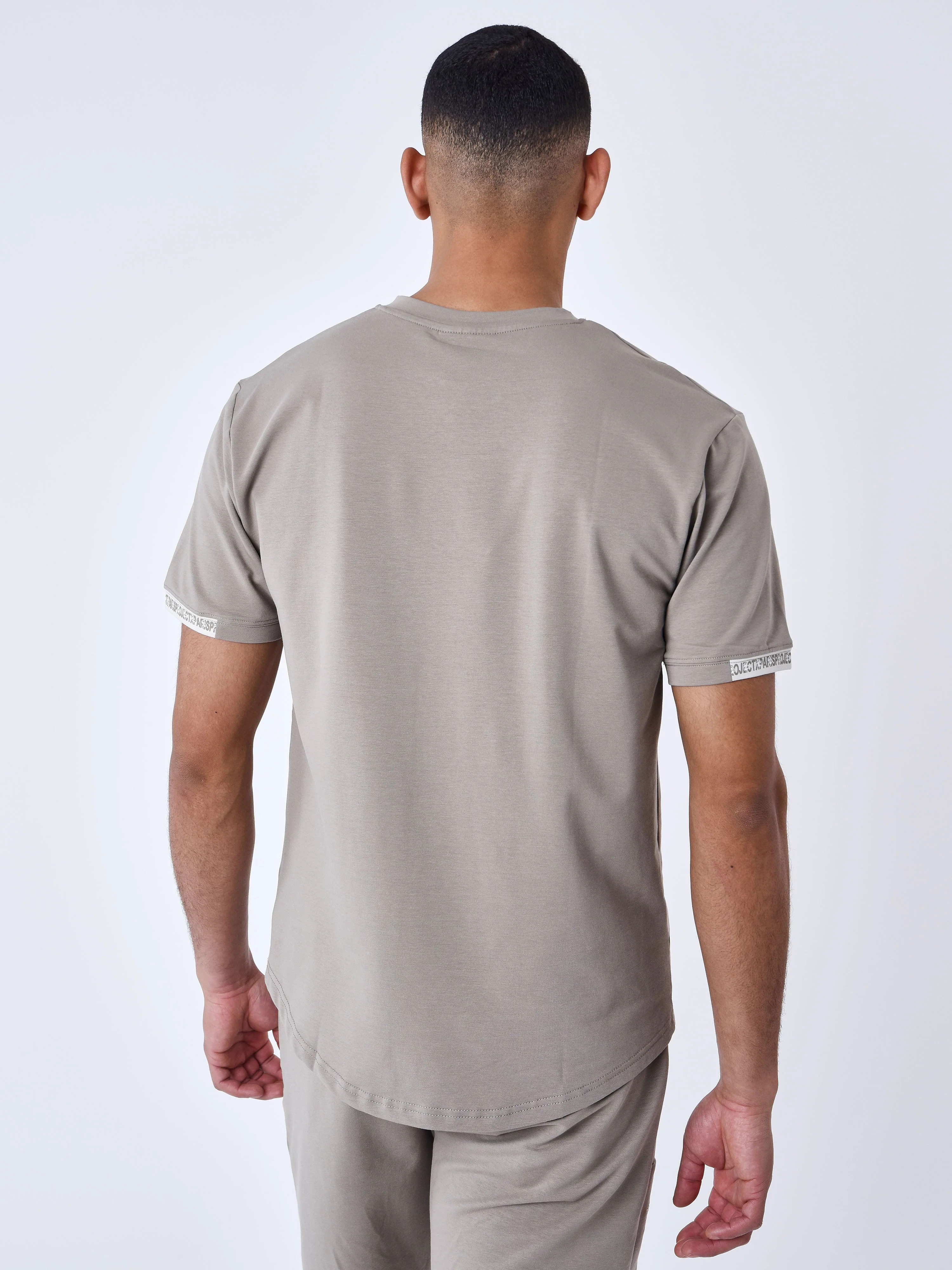 T-shirt uni avec bande logo - Image 5