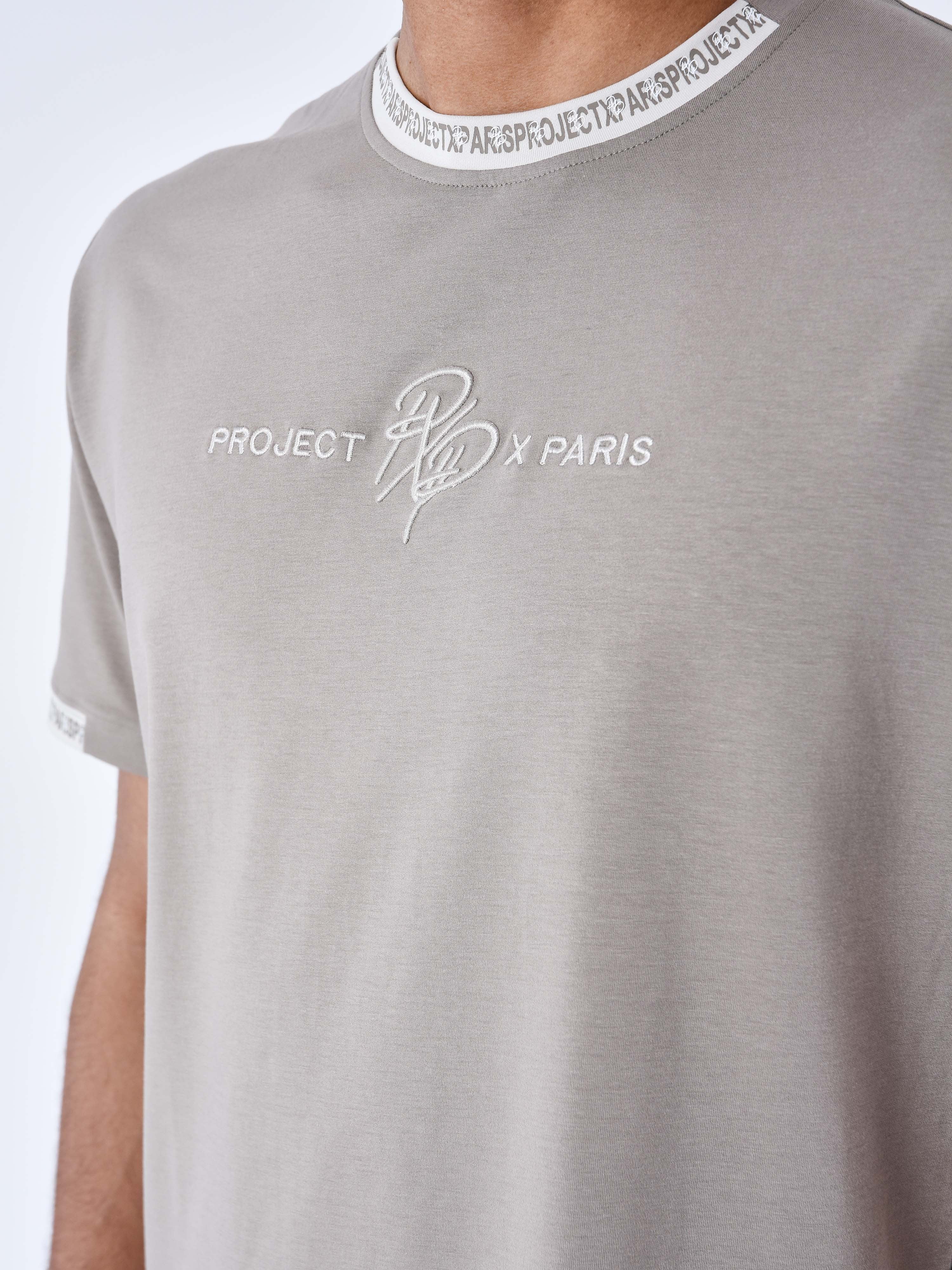 T-shirt uni avec bande logo - Image 6