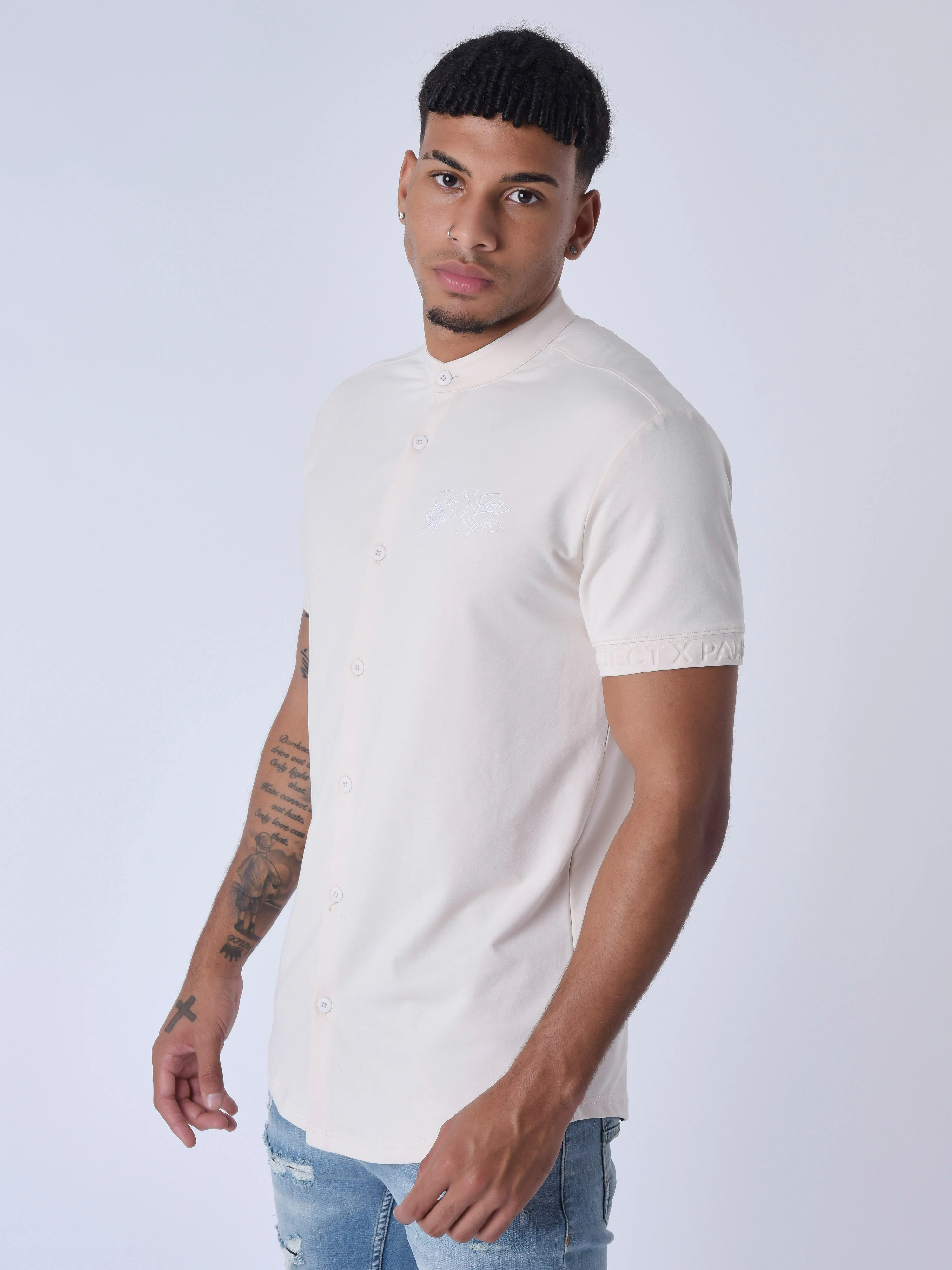 Chemise Manches courtes Col Mao - Image 4