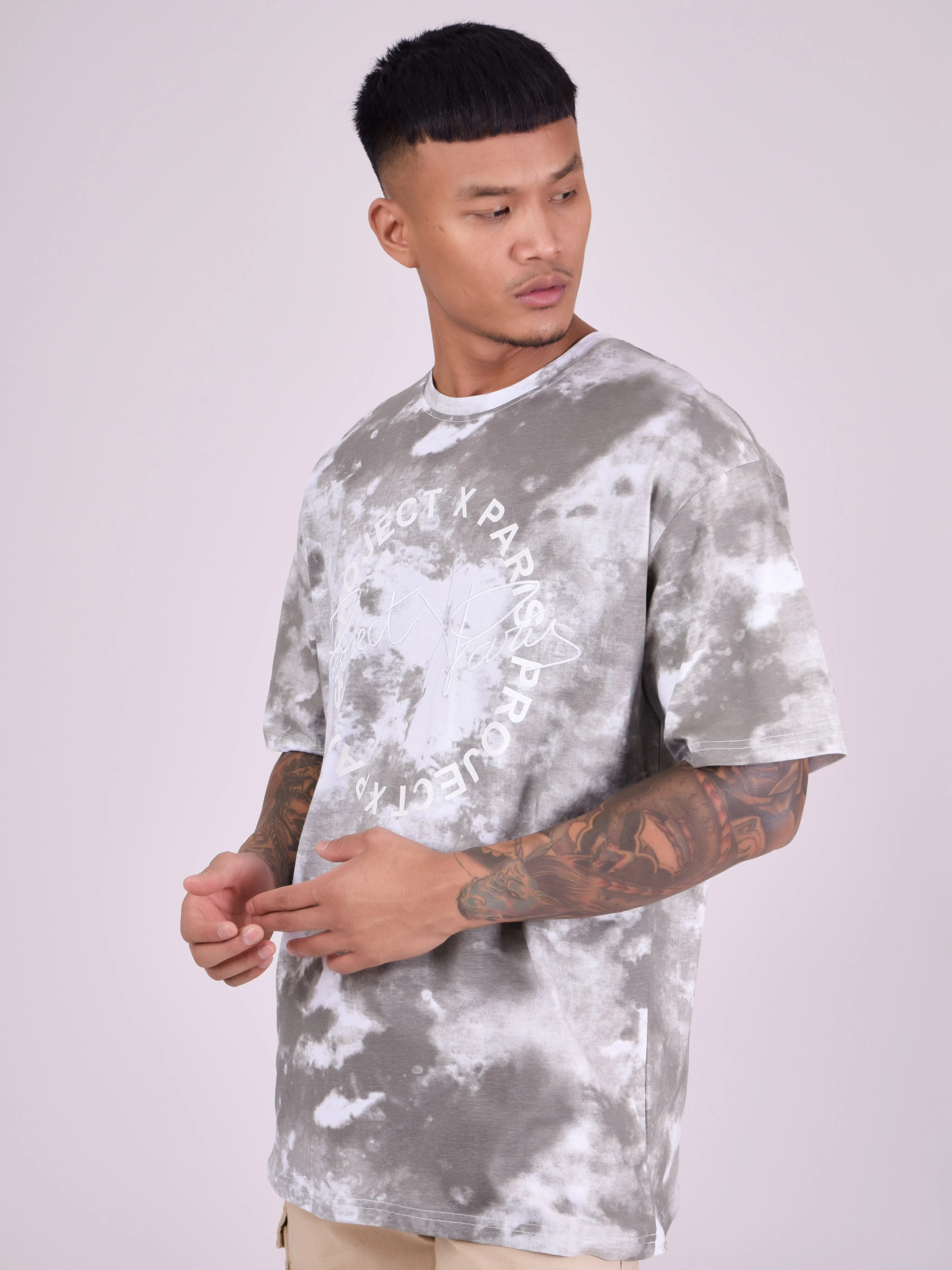 T-shirt oversize tie and dye - Image 4