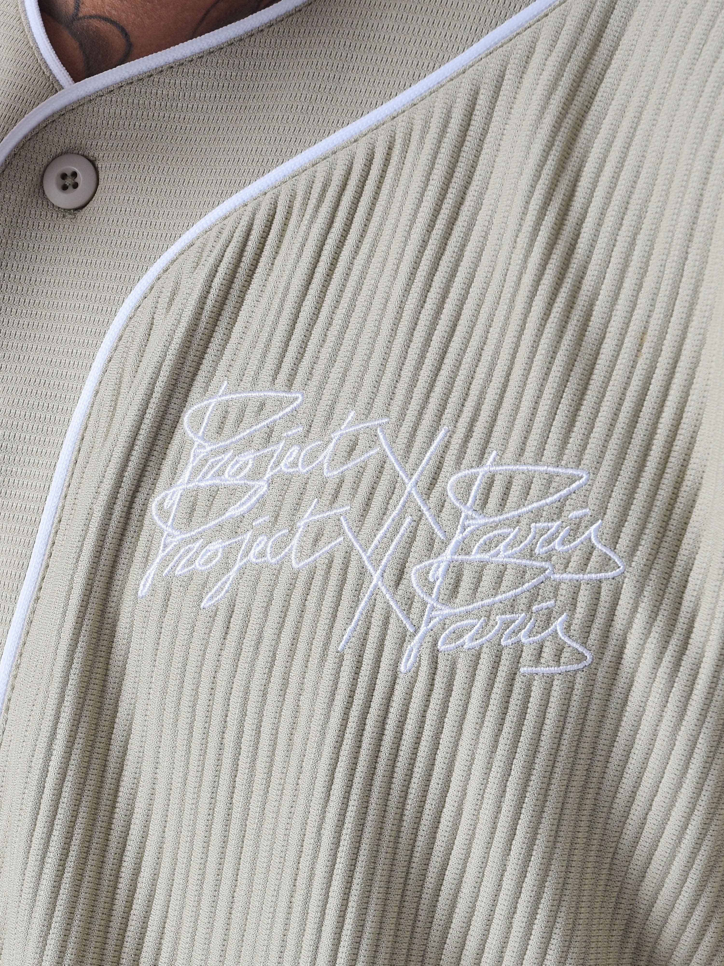 Chemise style Maillot de baseball en matière texturé - Image 6