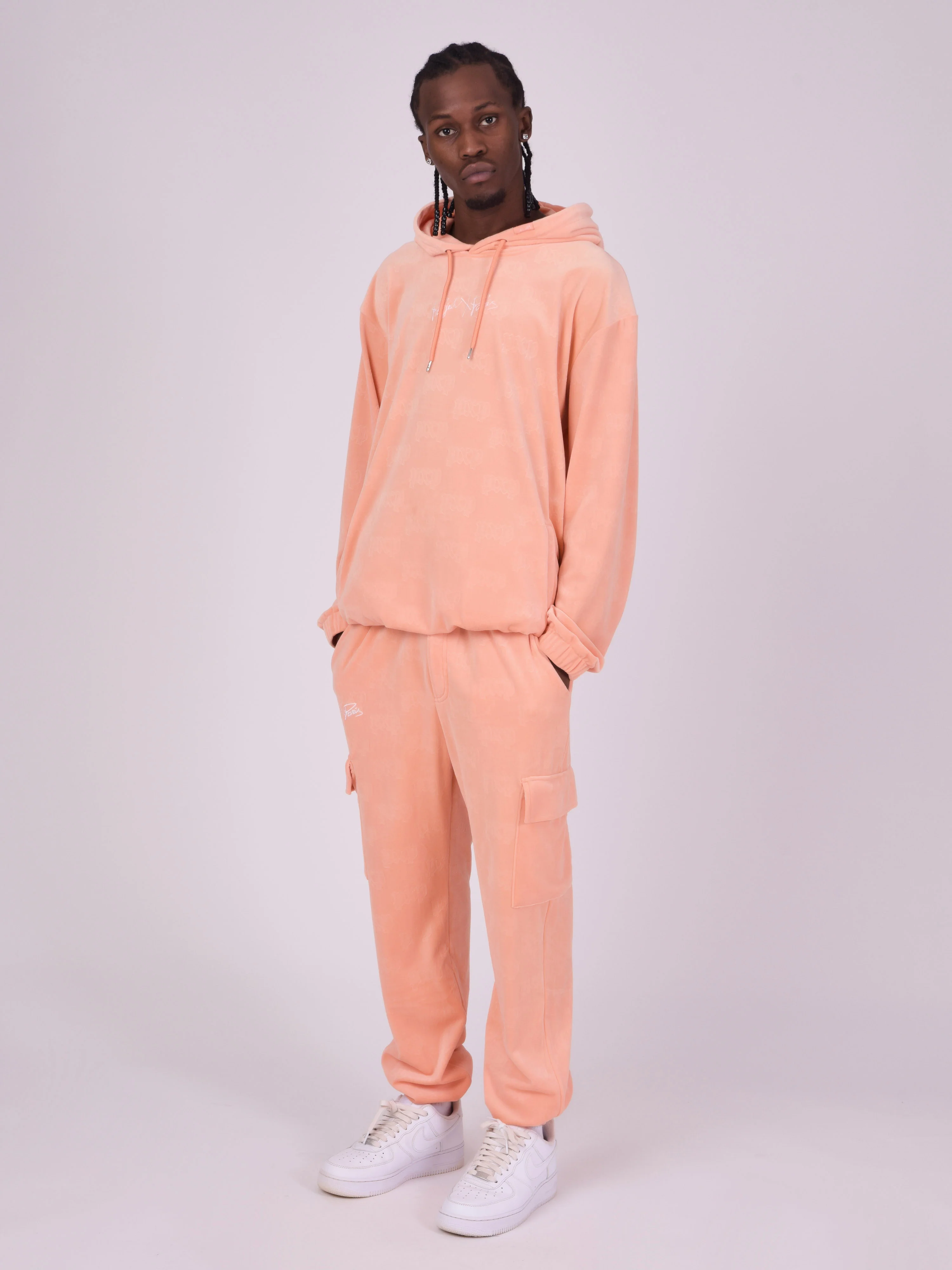 Sweat à Capuche en velour gaufré - Image 3