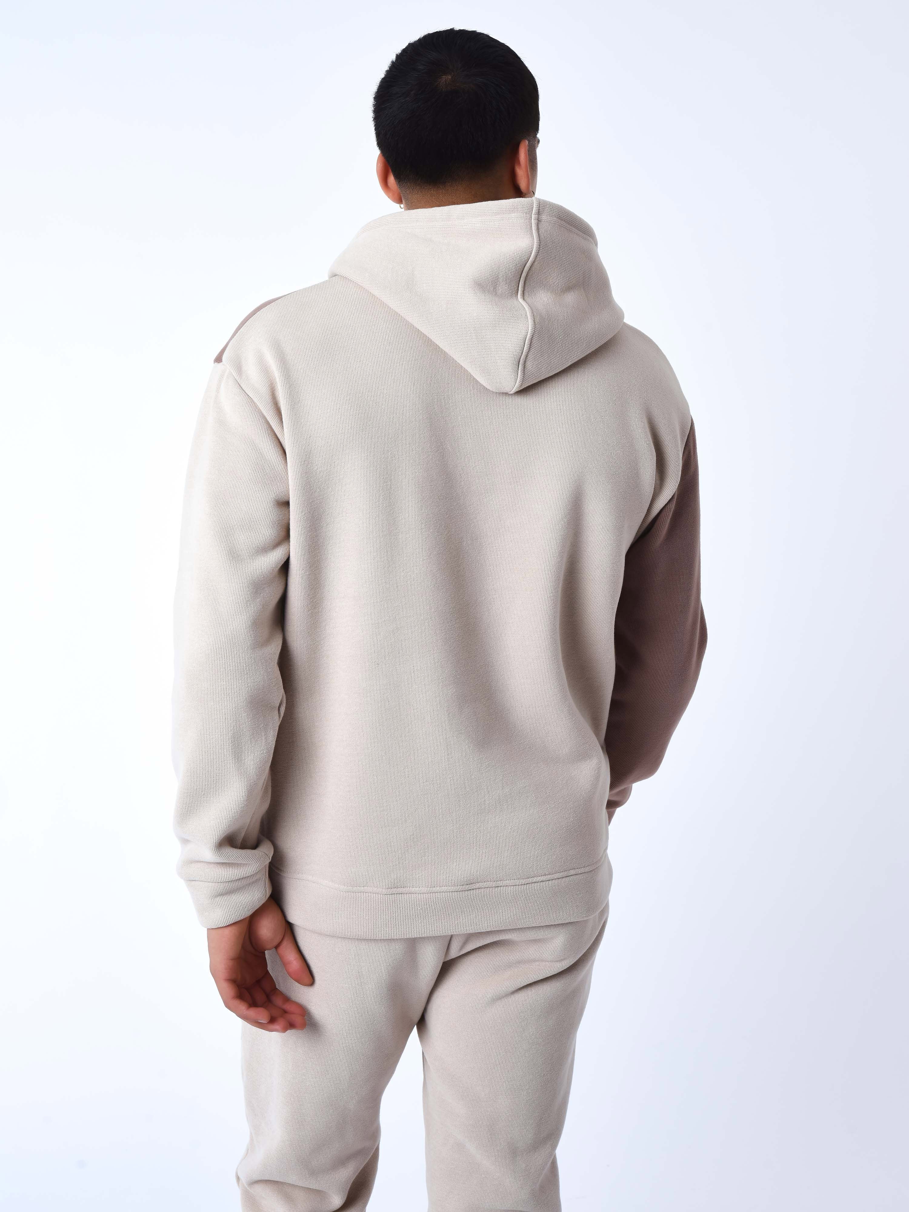 Sweat Ă Capuche tricolore en maille - Image 3
