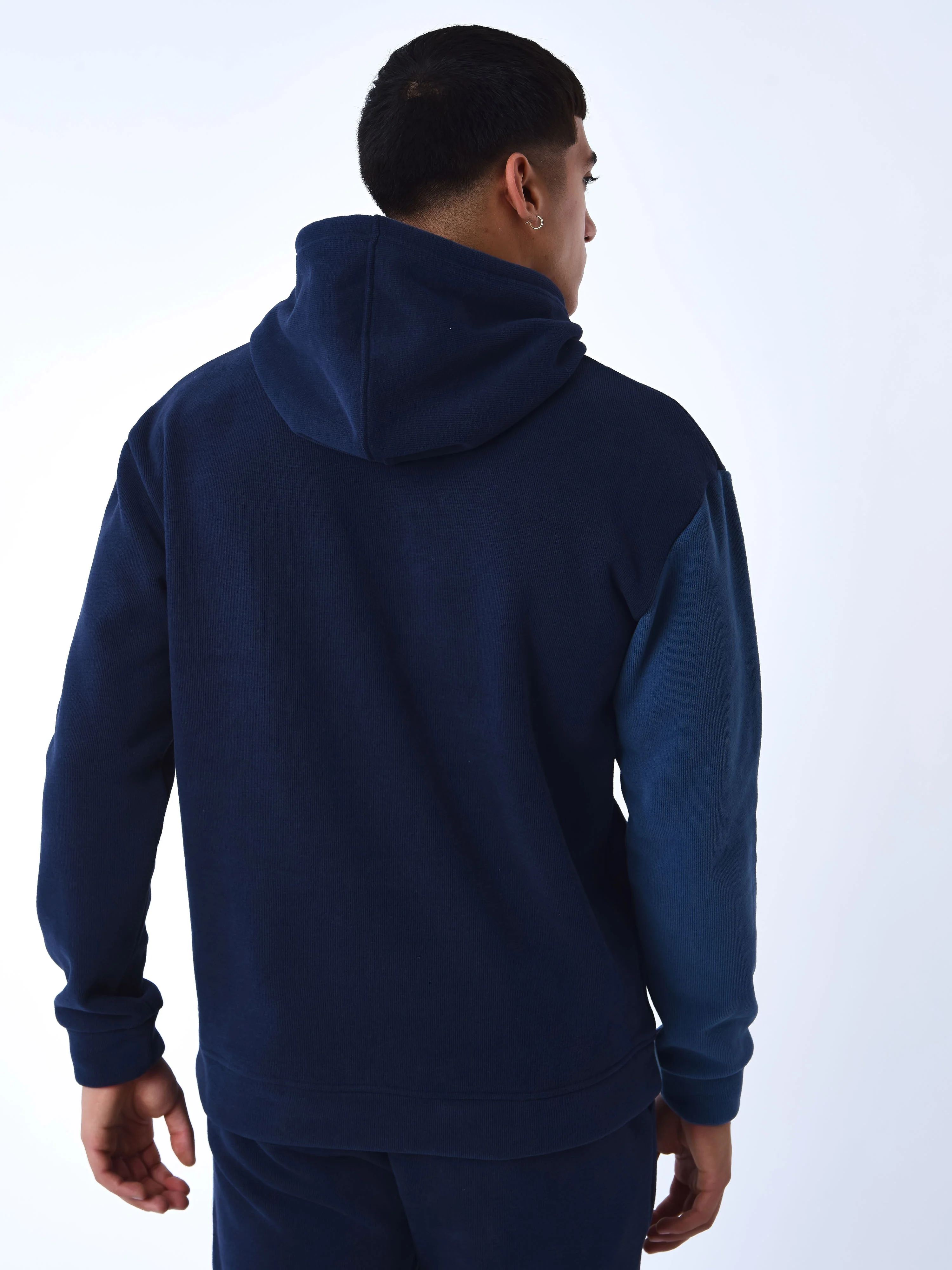 Sweat Ă Capuche tricolore en maille - Image 6
