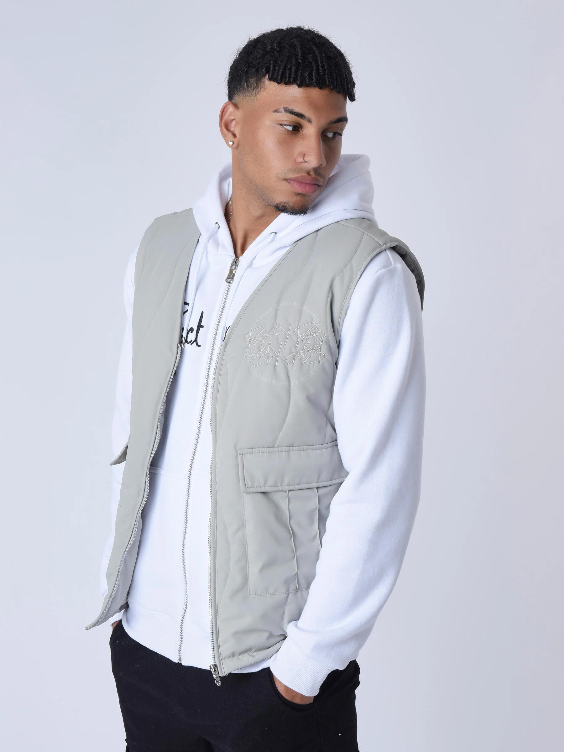 Gilet sans manche matelassage vague - Image 4