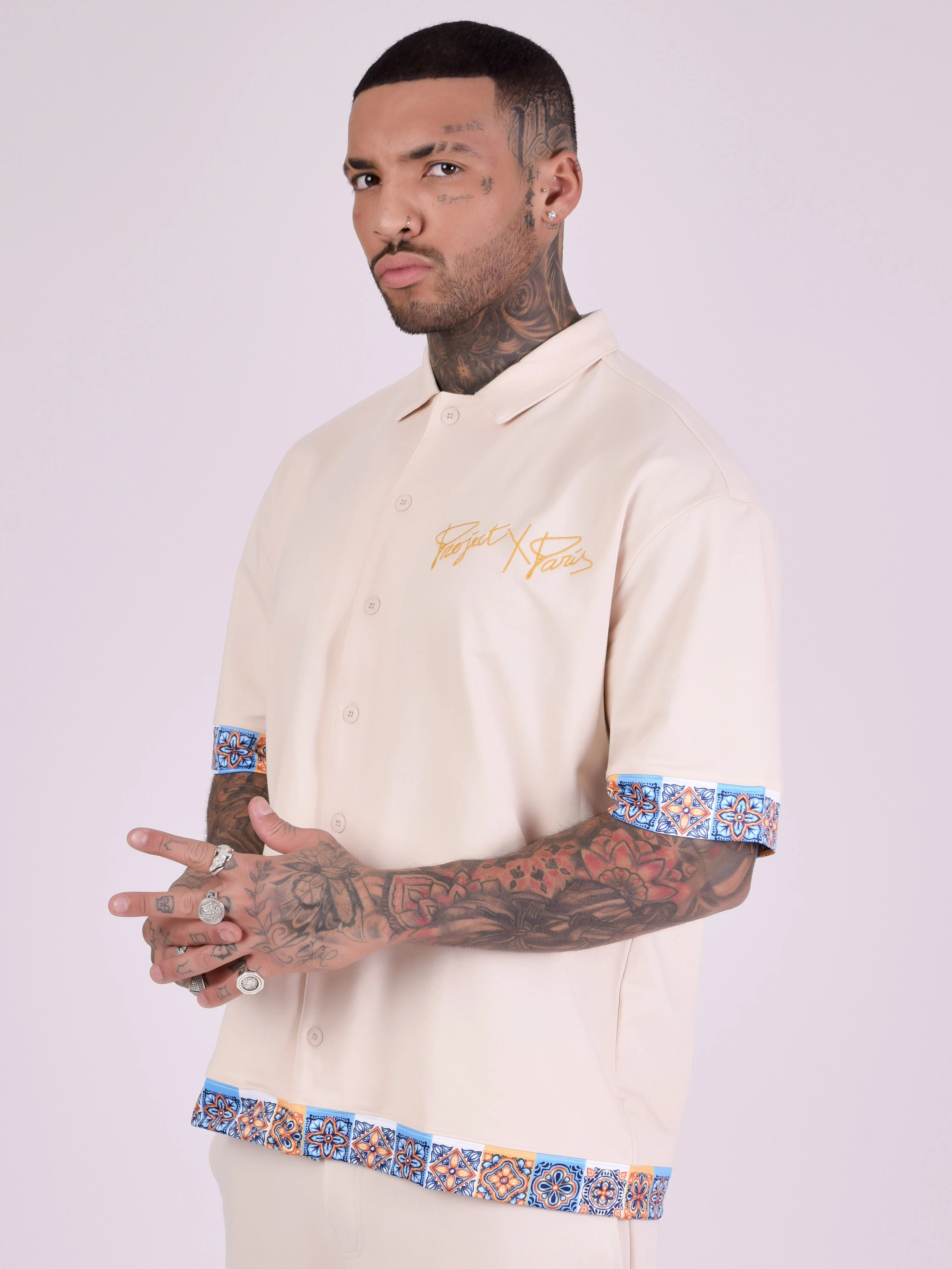 Chemise avec motifs "azulejos" - Image 4