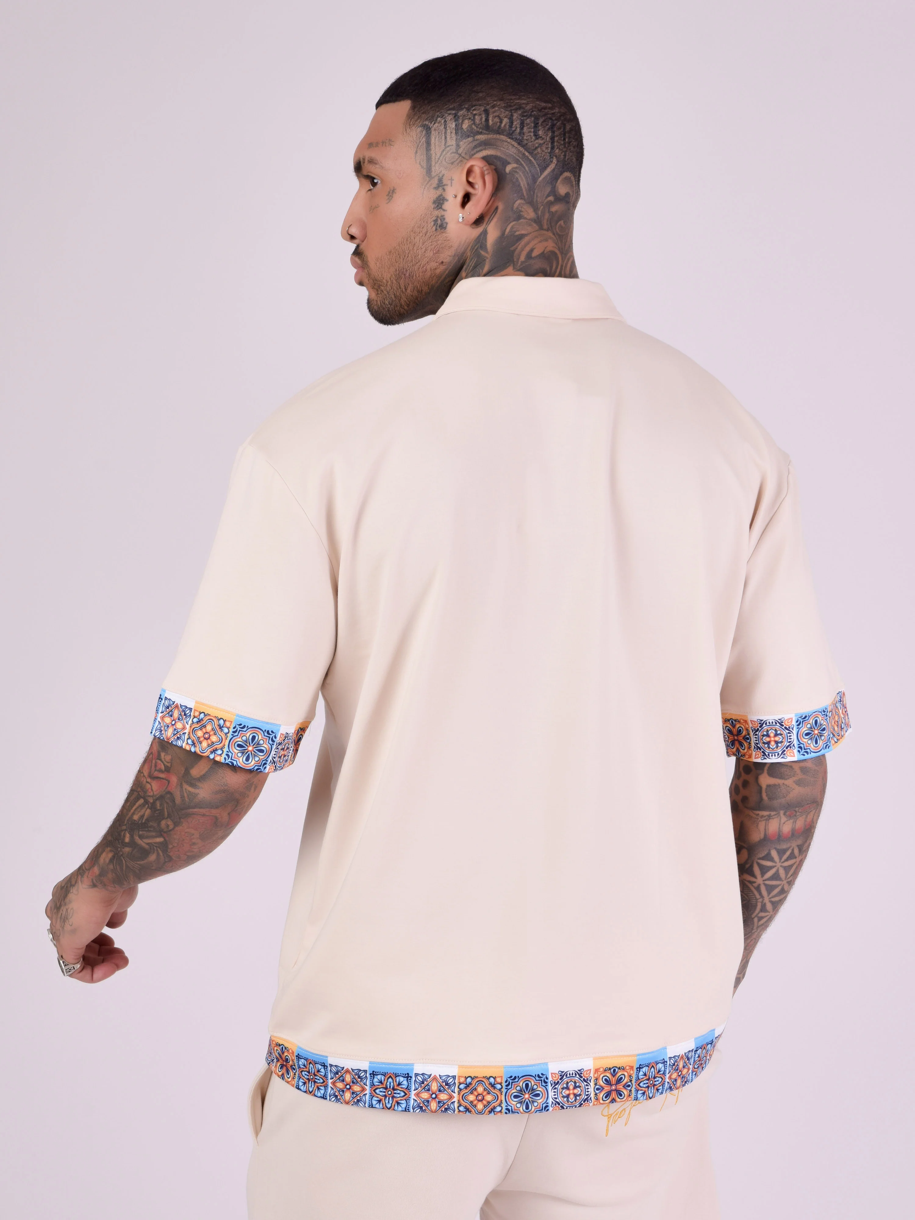 Chemise avec motifs "azulejos" - Image 5
