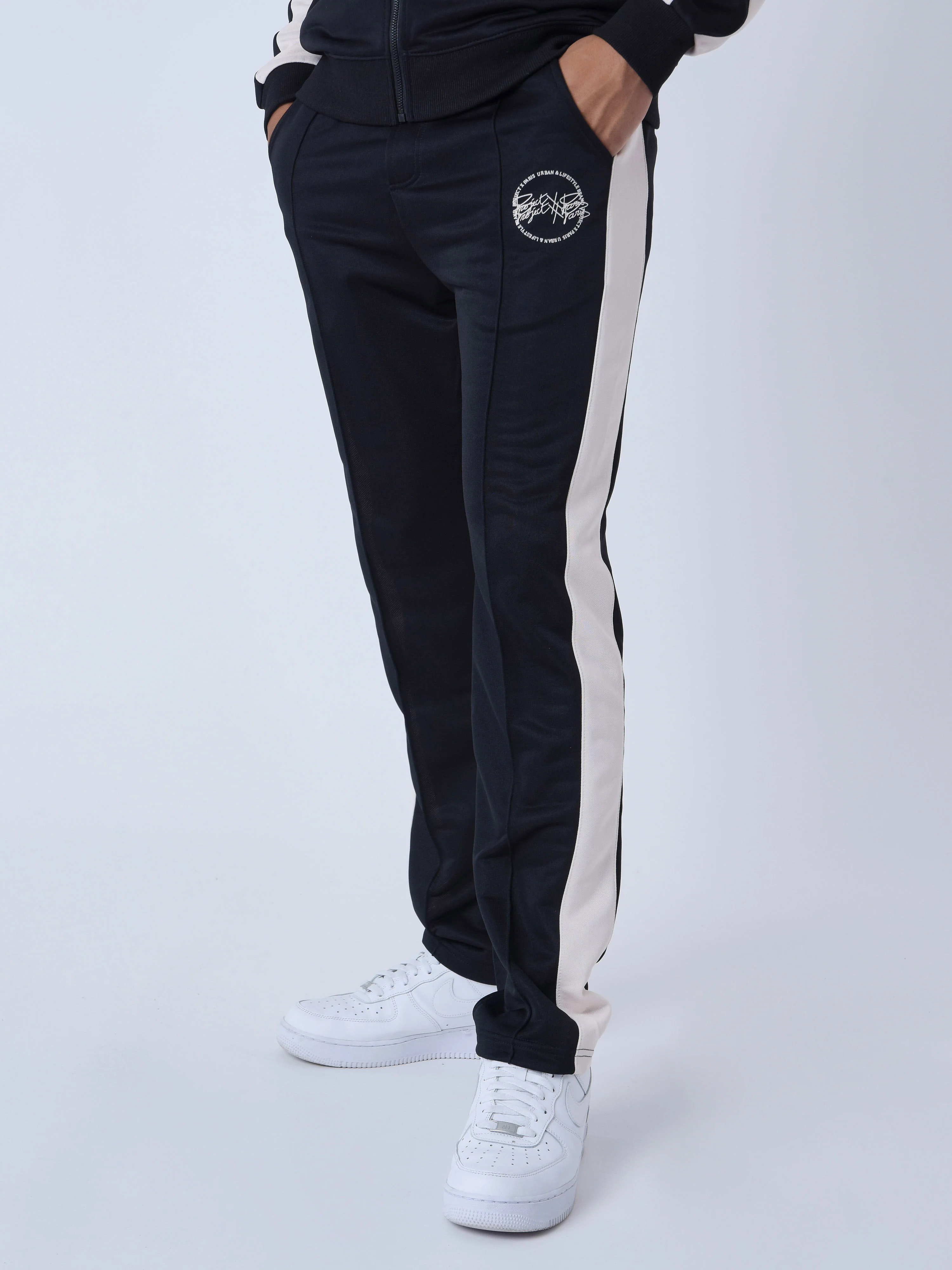 Pantalon bicolore Ă empiecement - Image 4