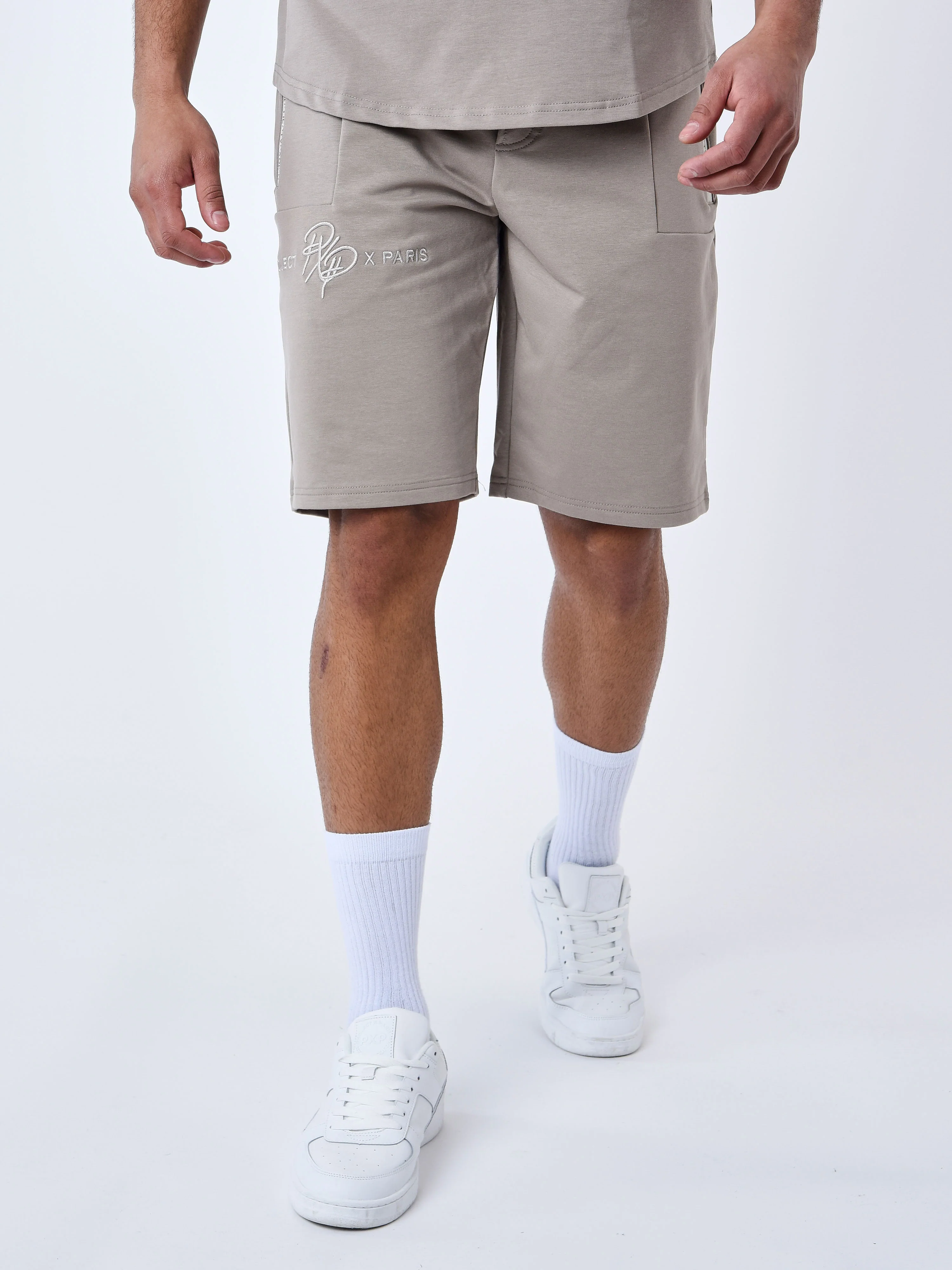 Short uni avec bande logo - Image 2