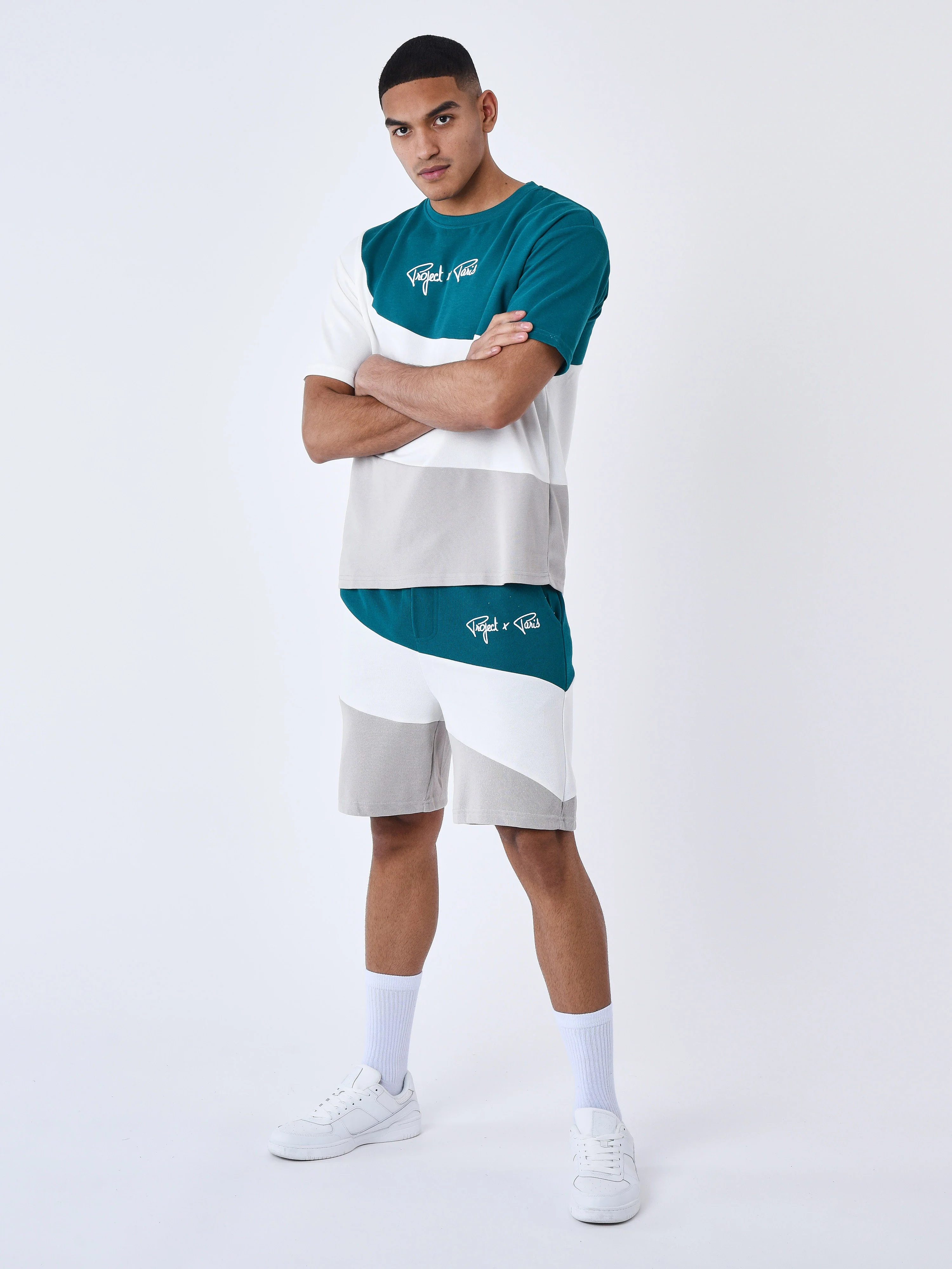 T-shirt oversize Tricolore Style Maille - Image 3