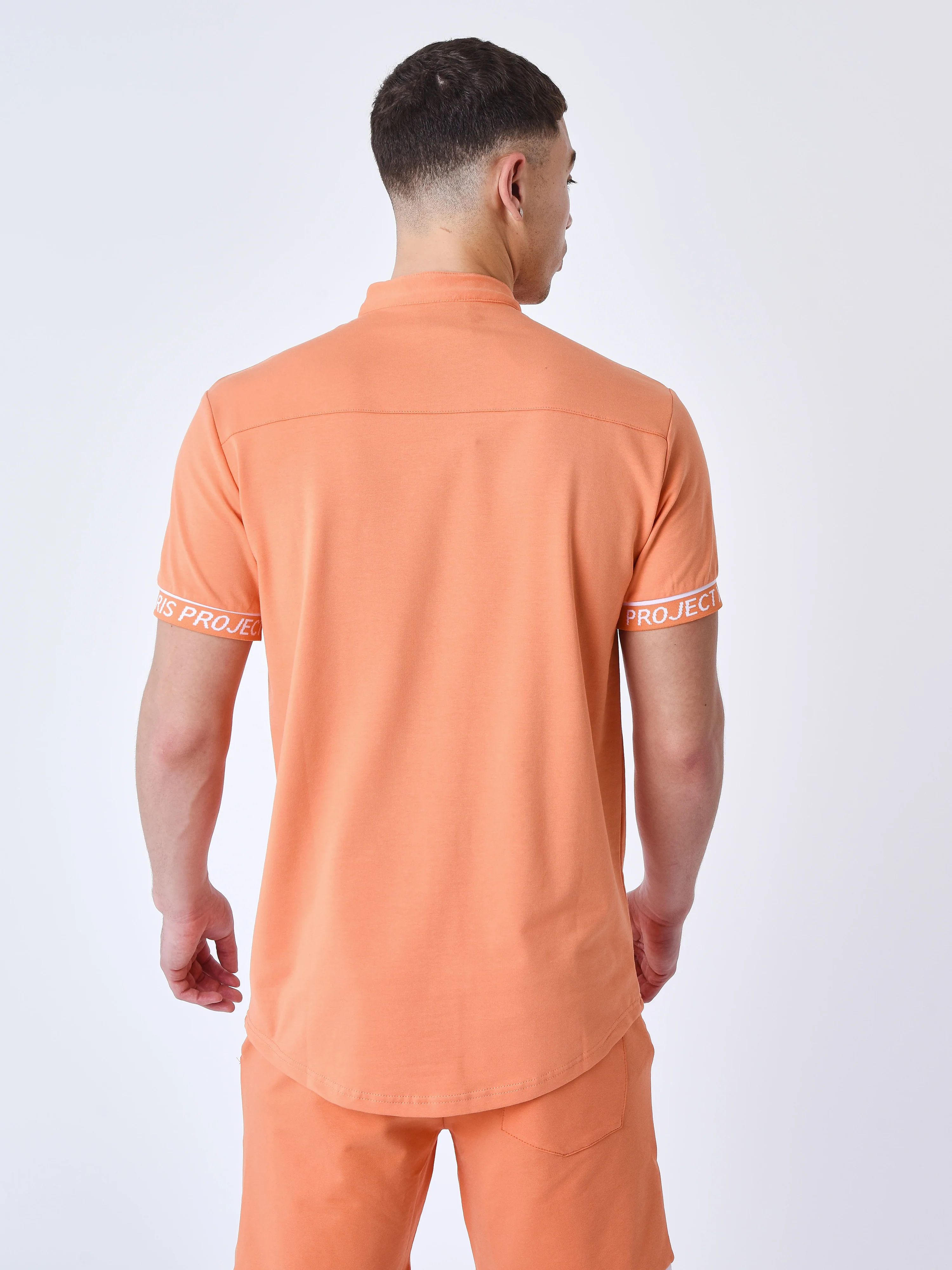 Chemise manches courtes logo brodé en relief - Image 5
