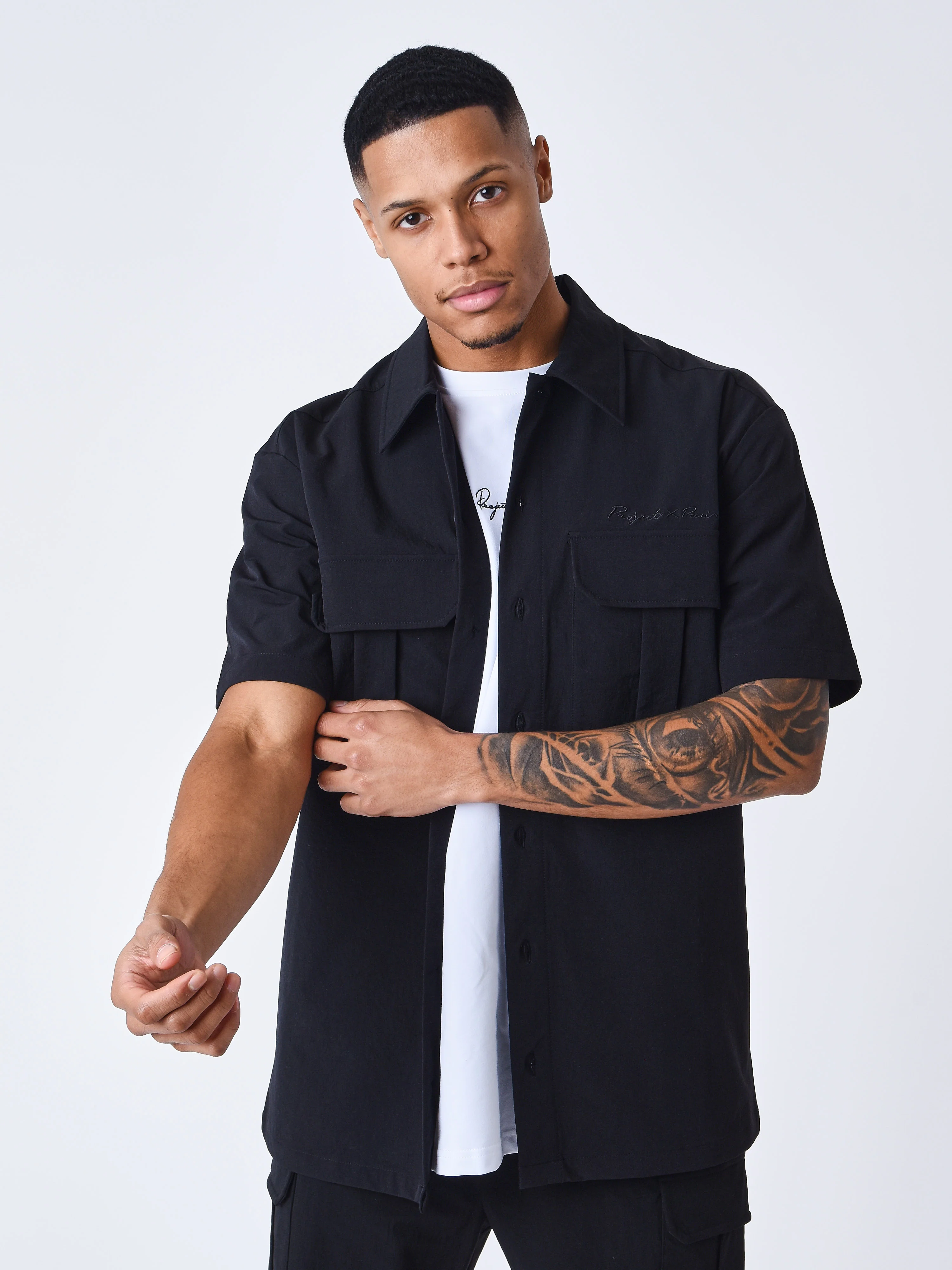 Chemise manches courtes uni texturé - Image 10