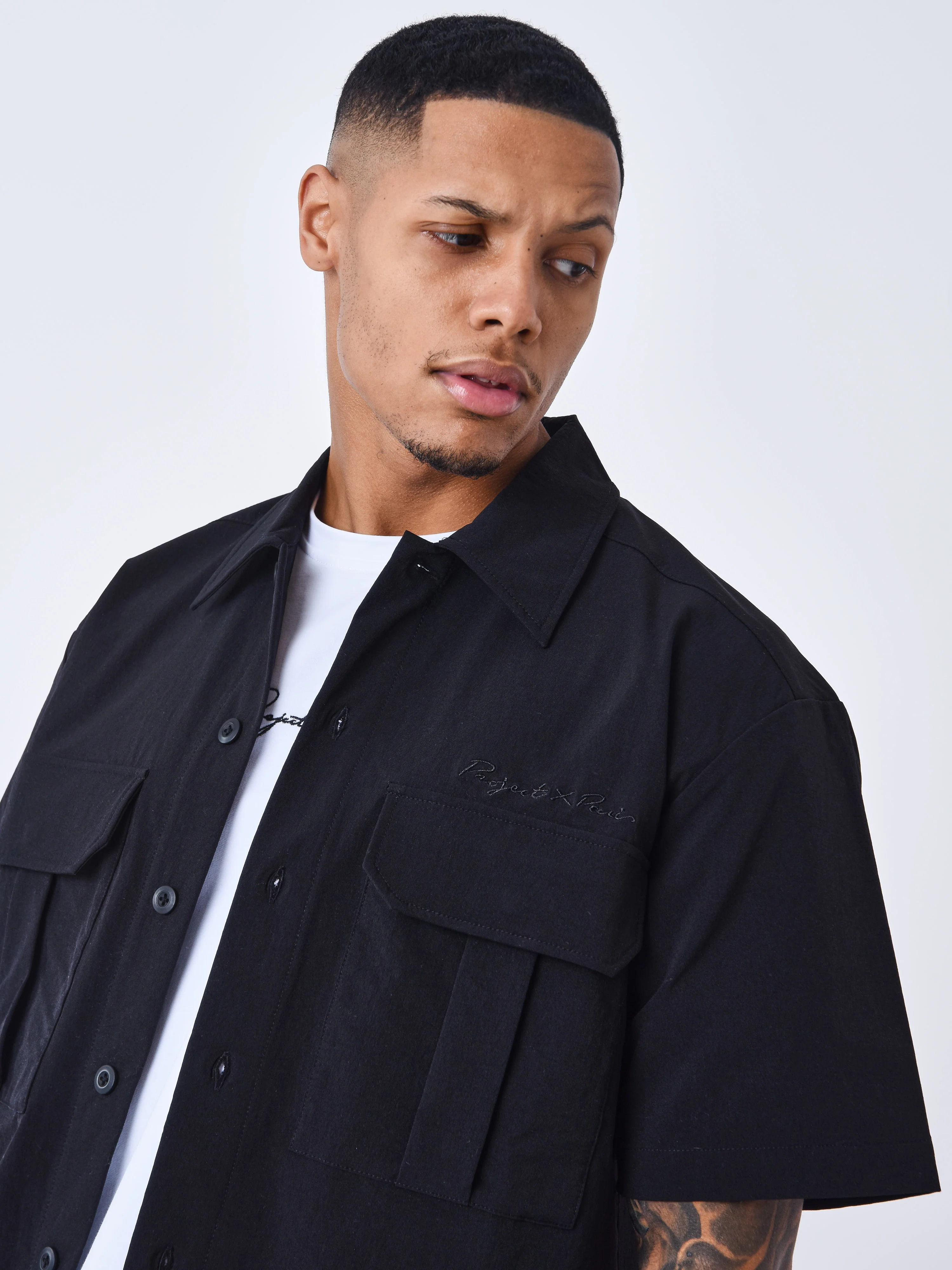 Chemise manches courtes uni texturé - Image 11