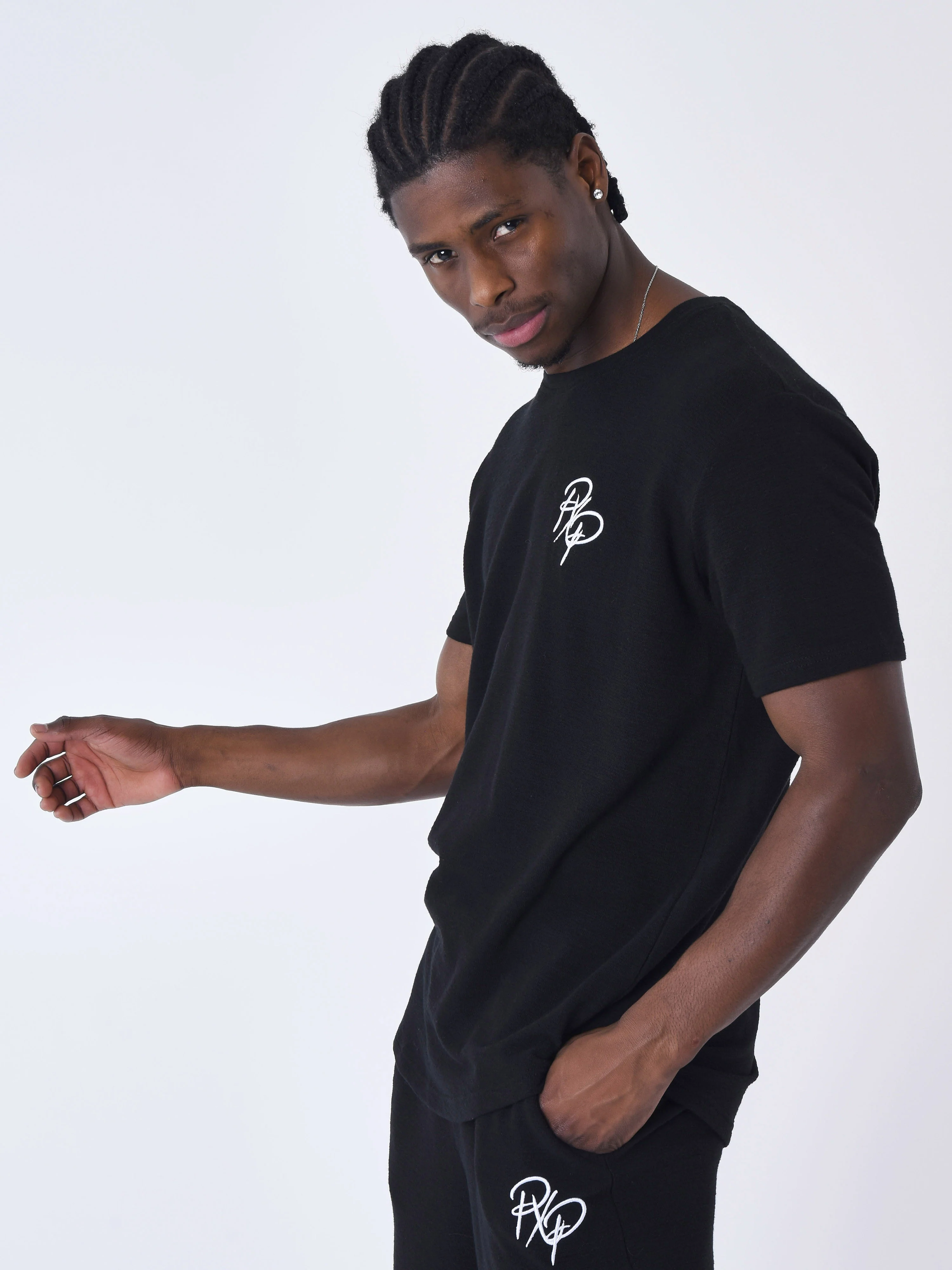 T-shirt uni texturé - Image 4