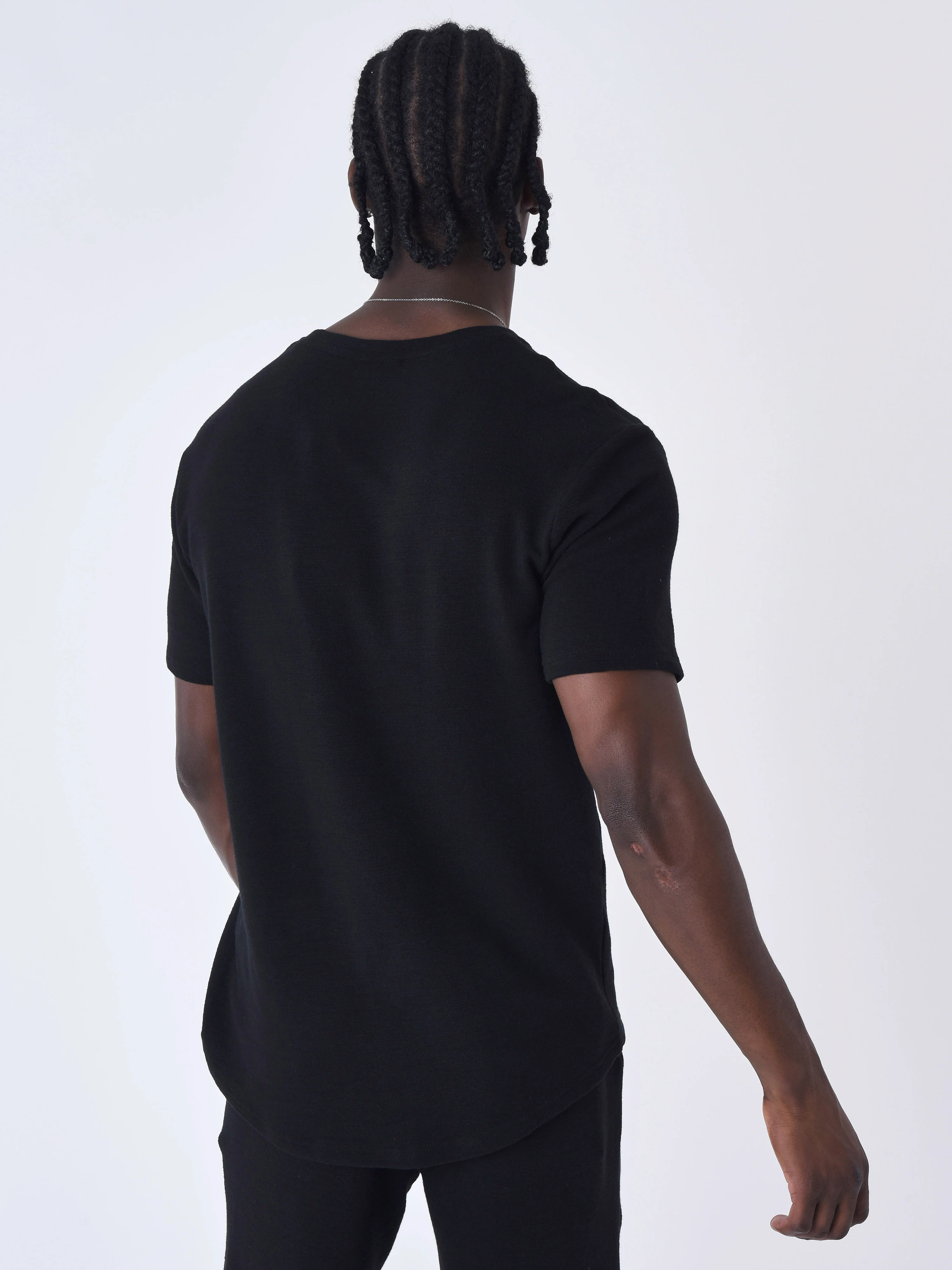 T-shirt uni texturé - Image 5