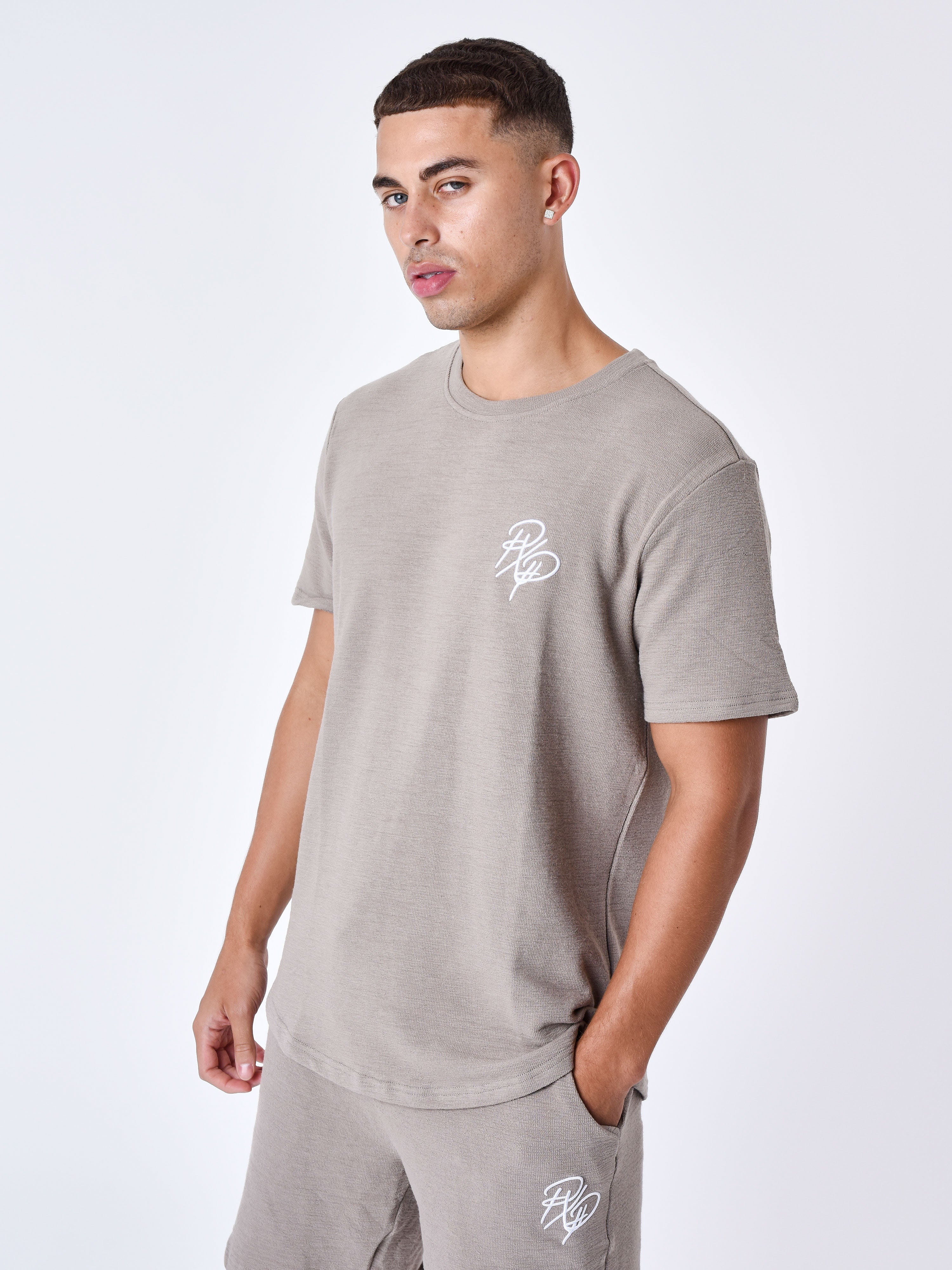 T-shirt uni texturé - Image 4
