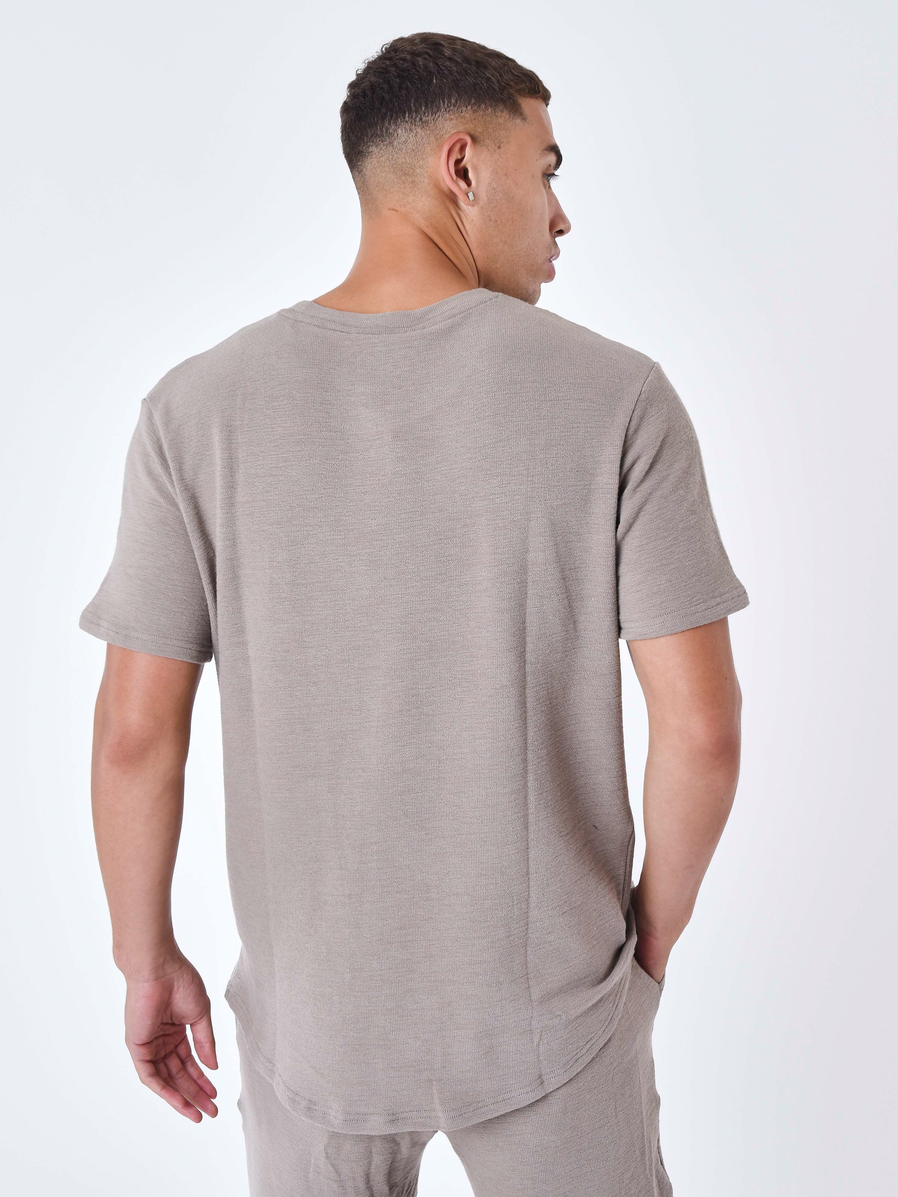 T-shirt uni texturé - Image 5