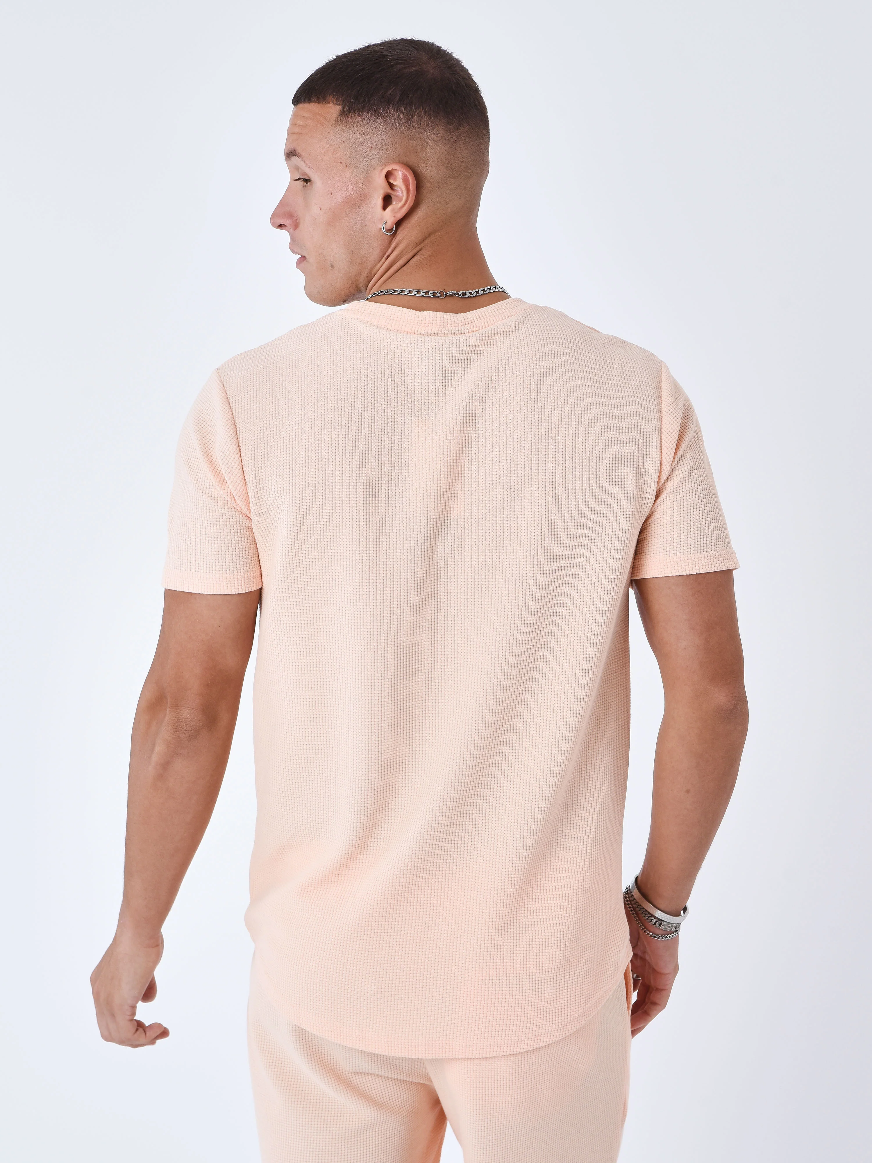 T-shirt uni texturé - Image 5
