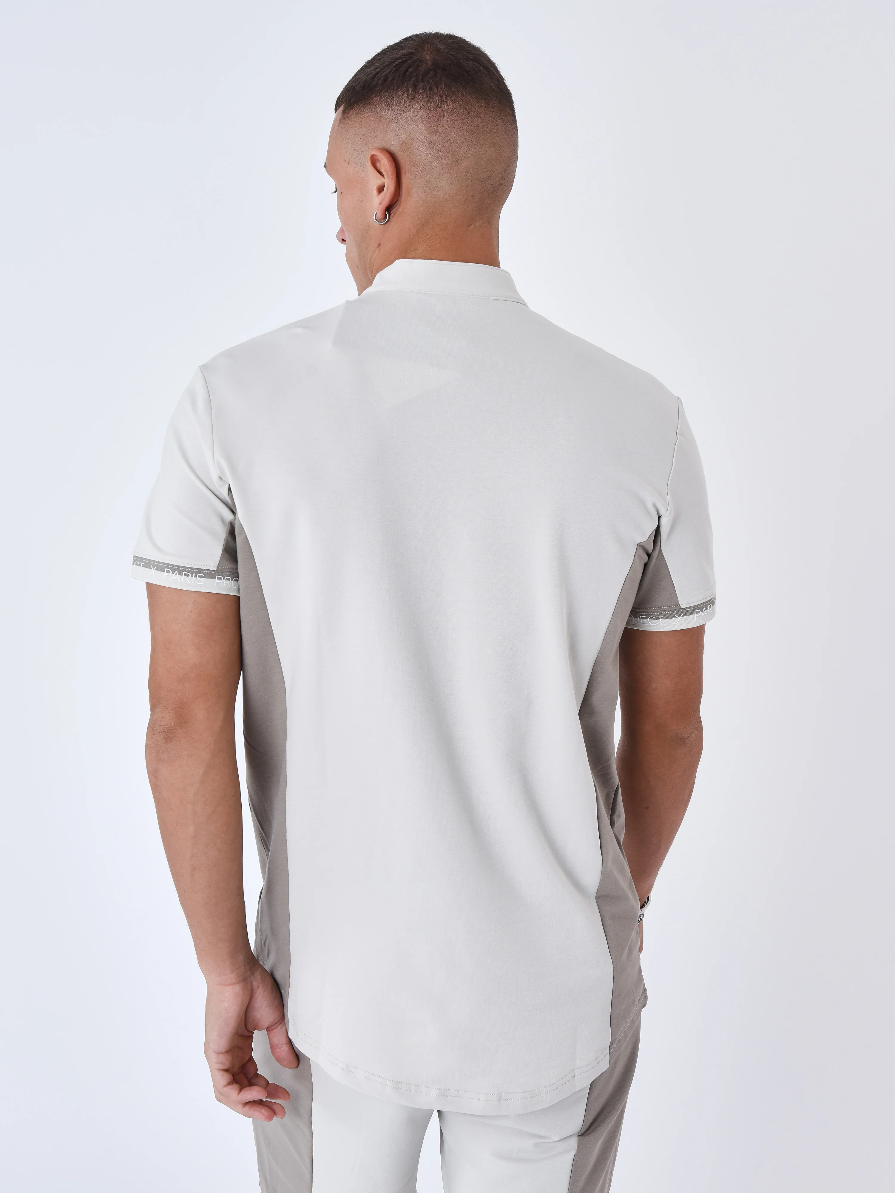 Chemise Col mao Bicolore - Image 5