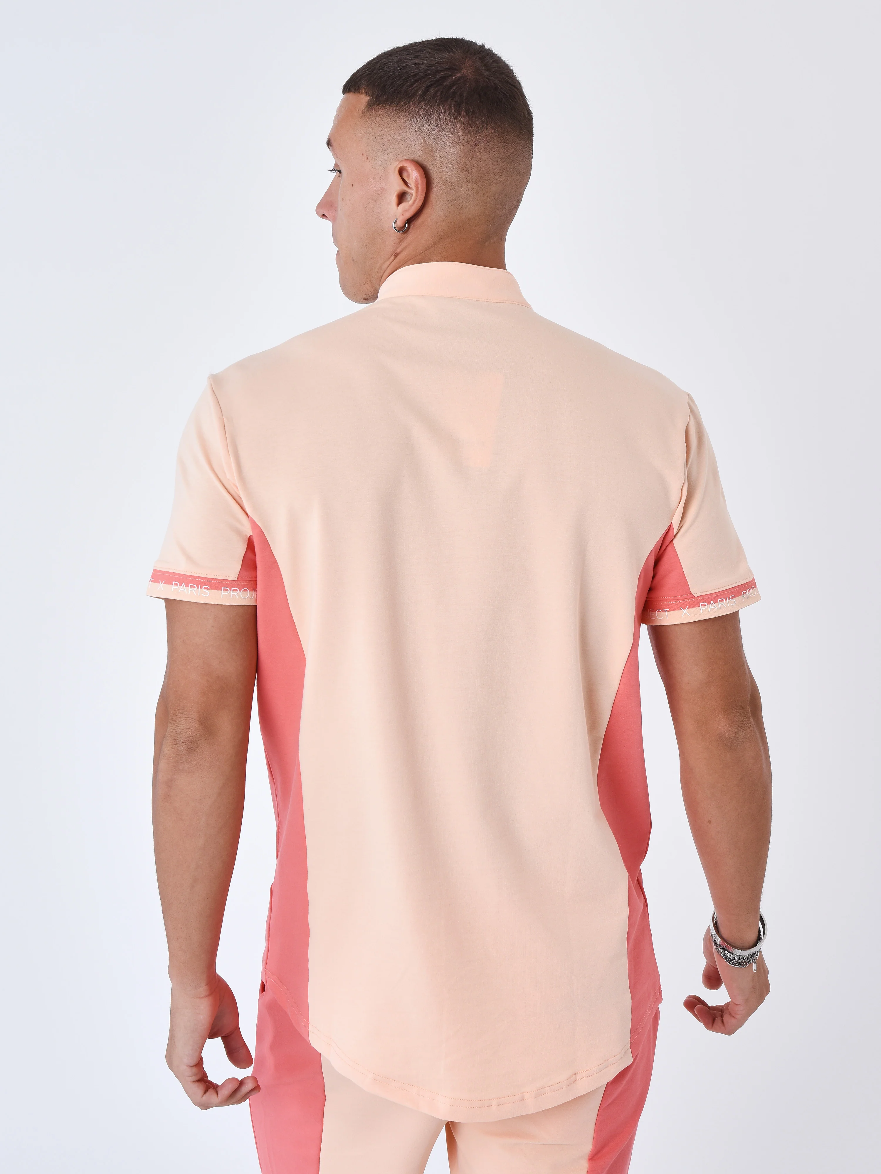 Chemise Col mao Bicolore - Image 5